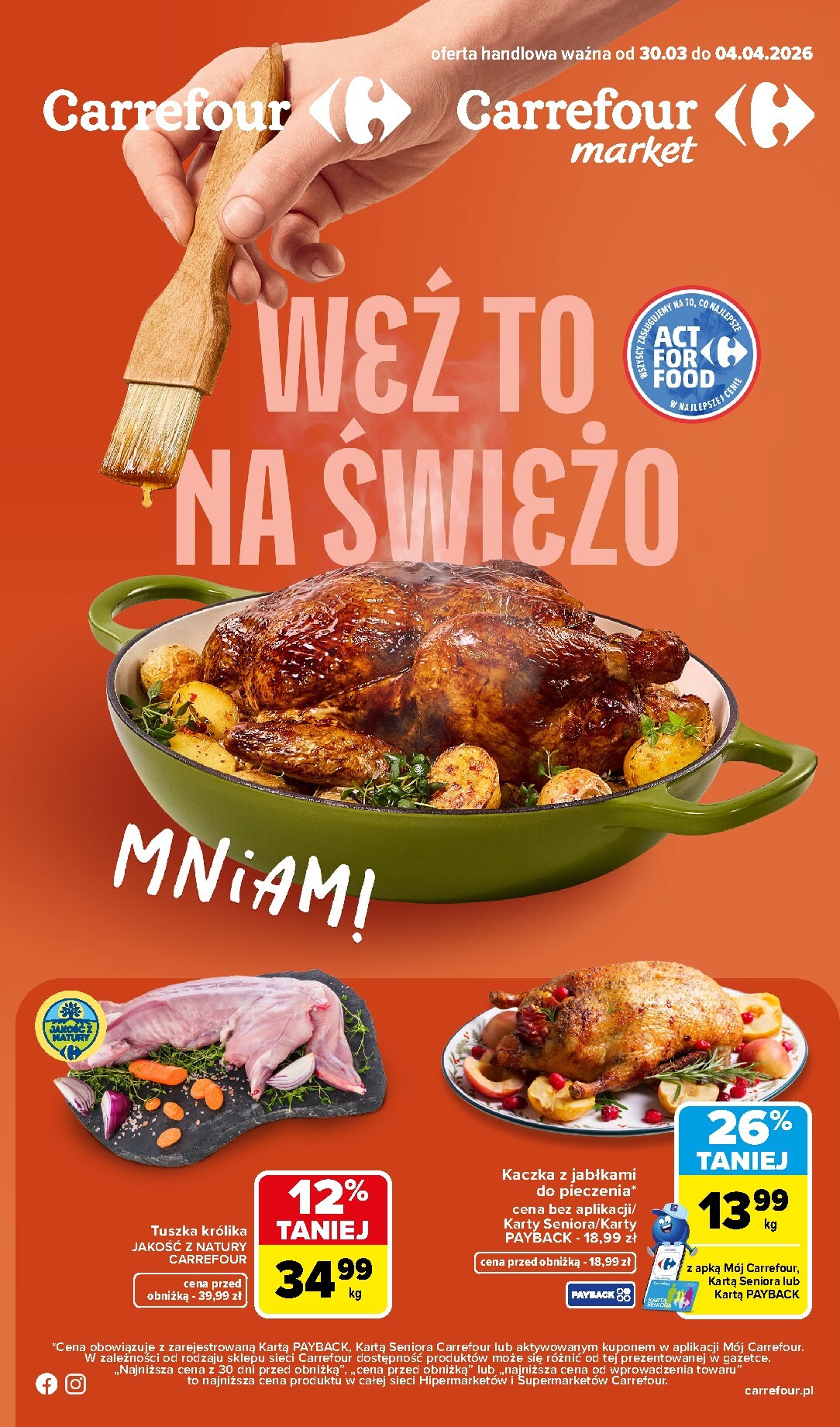 carrefour - Gazetka Carrefour - Weź to na świeżo - ważna od 30.03.2026 do 04.04.2026