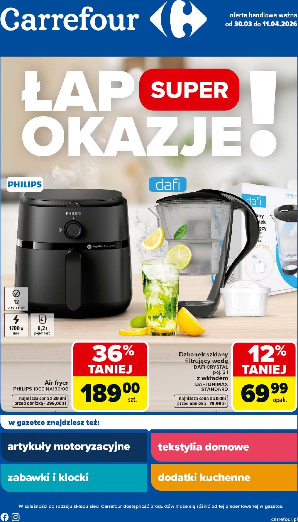 carrefour - Gazetka Carrefour - Łap super okazje - ważna od 30.03.2026 do 11.04.2026