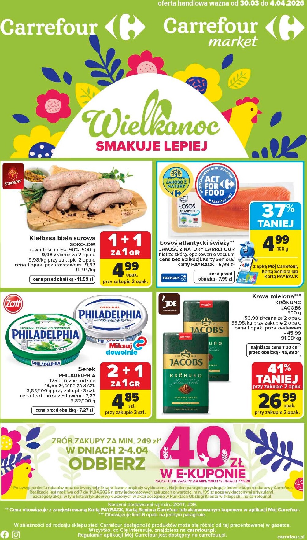 carrefour - Gazetka Carrefour - ważna od 30.03.2026 do 04.04.2026