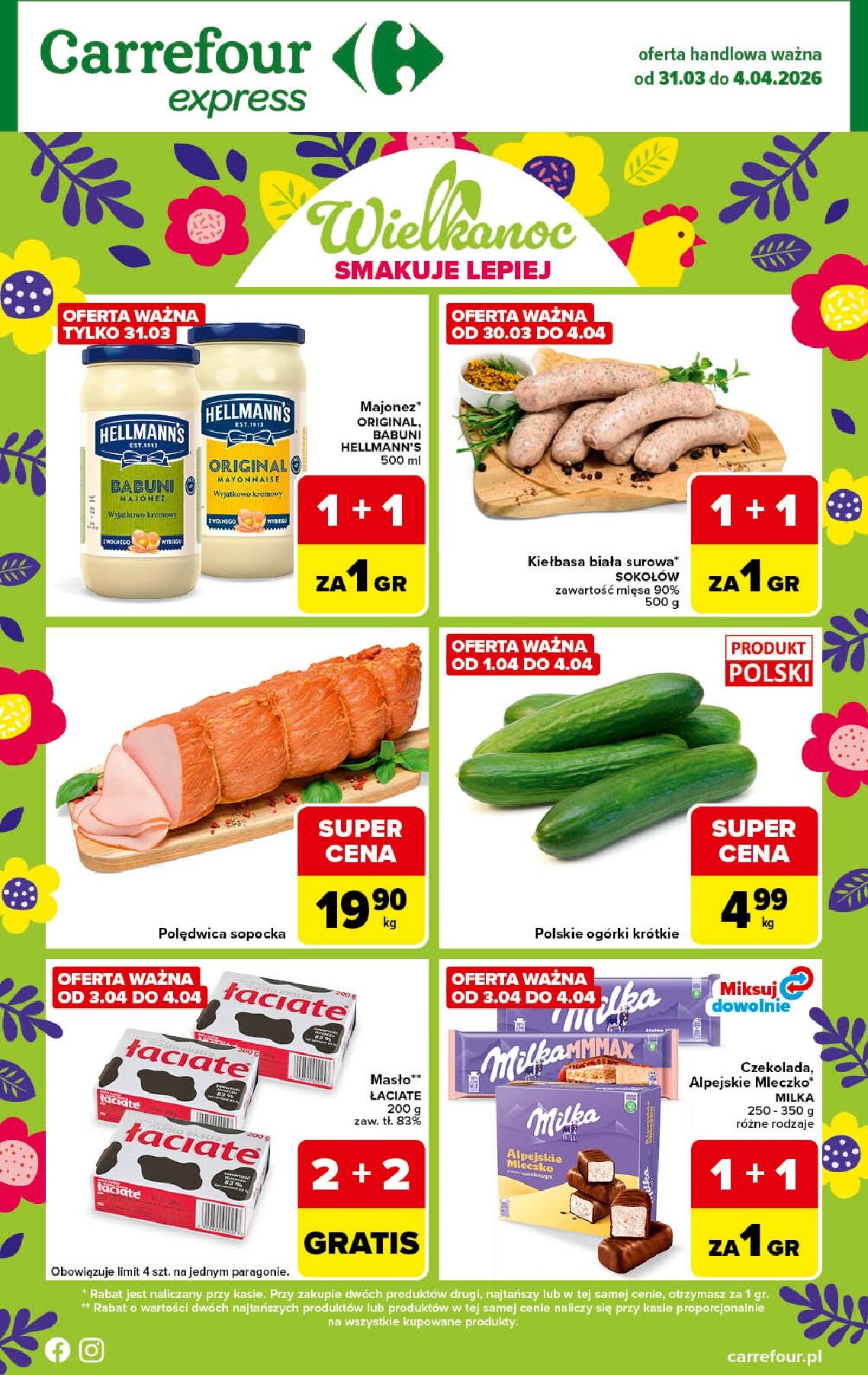 carrefour - Gazetka Carrefour - Express 2 - ważna od 31.03.2026 do 04.04.2026