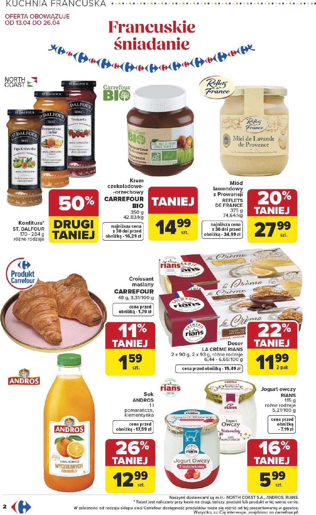 carrefour - Nowa gazetka Carrefour - French Touch ważna od 13.04.2026 do 26.04.2026 - page: 2