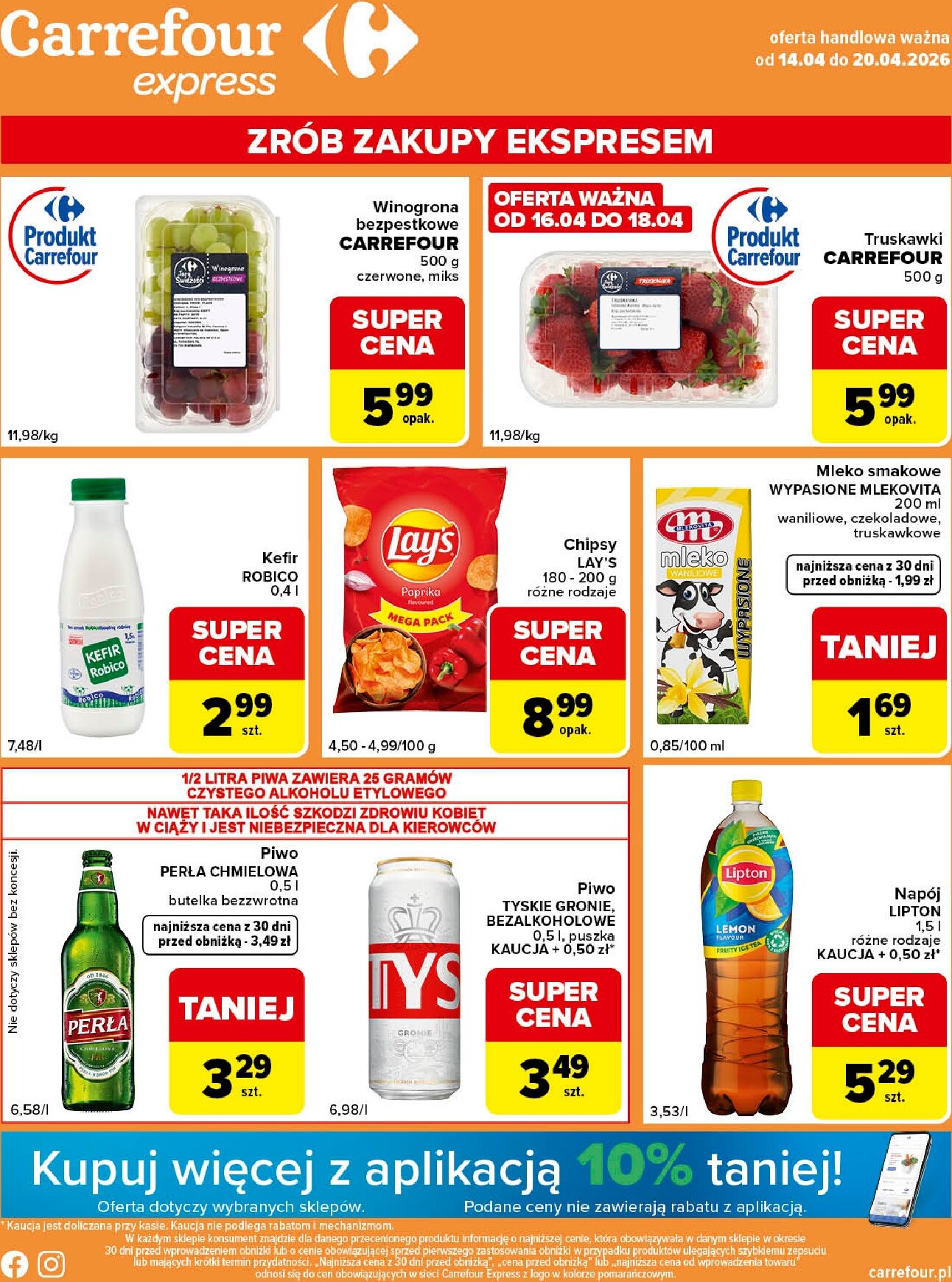 carrefour - Aktualna gazetka Carrefour - Express 1 ważna od 14.04.2026 do 20.04.2026 - page: 1