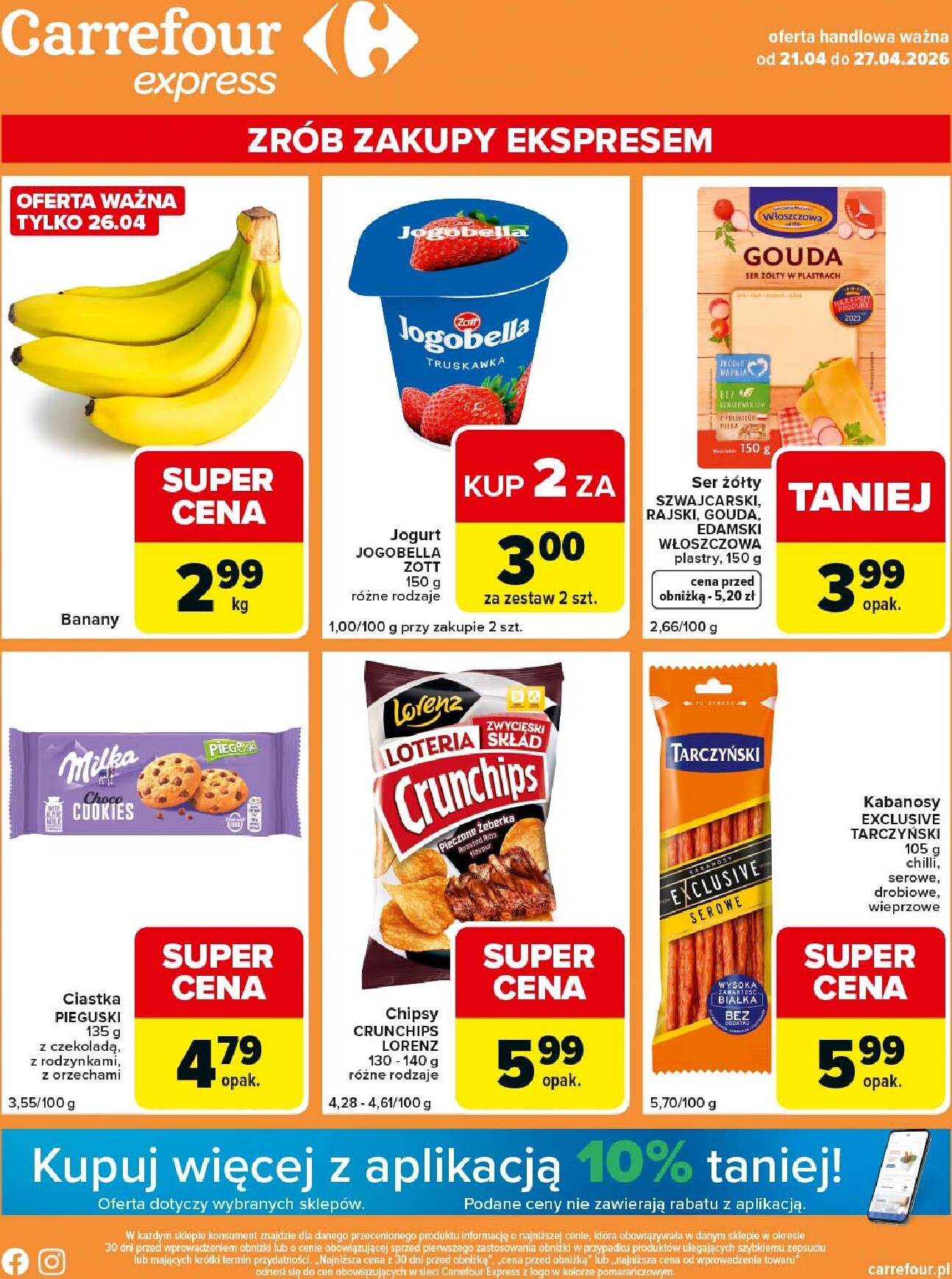 carrefour - Nowa gazetka Carrefour - Express 1 ważna od 21.04.2026 do 27.04.2026