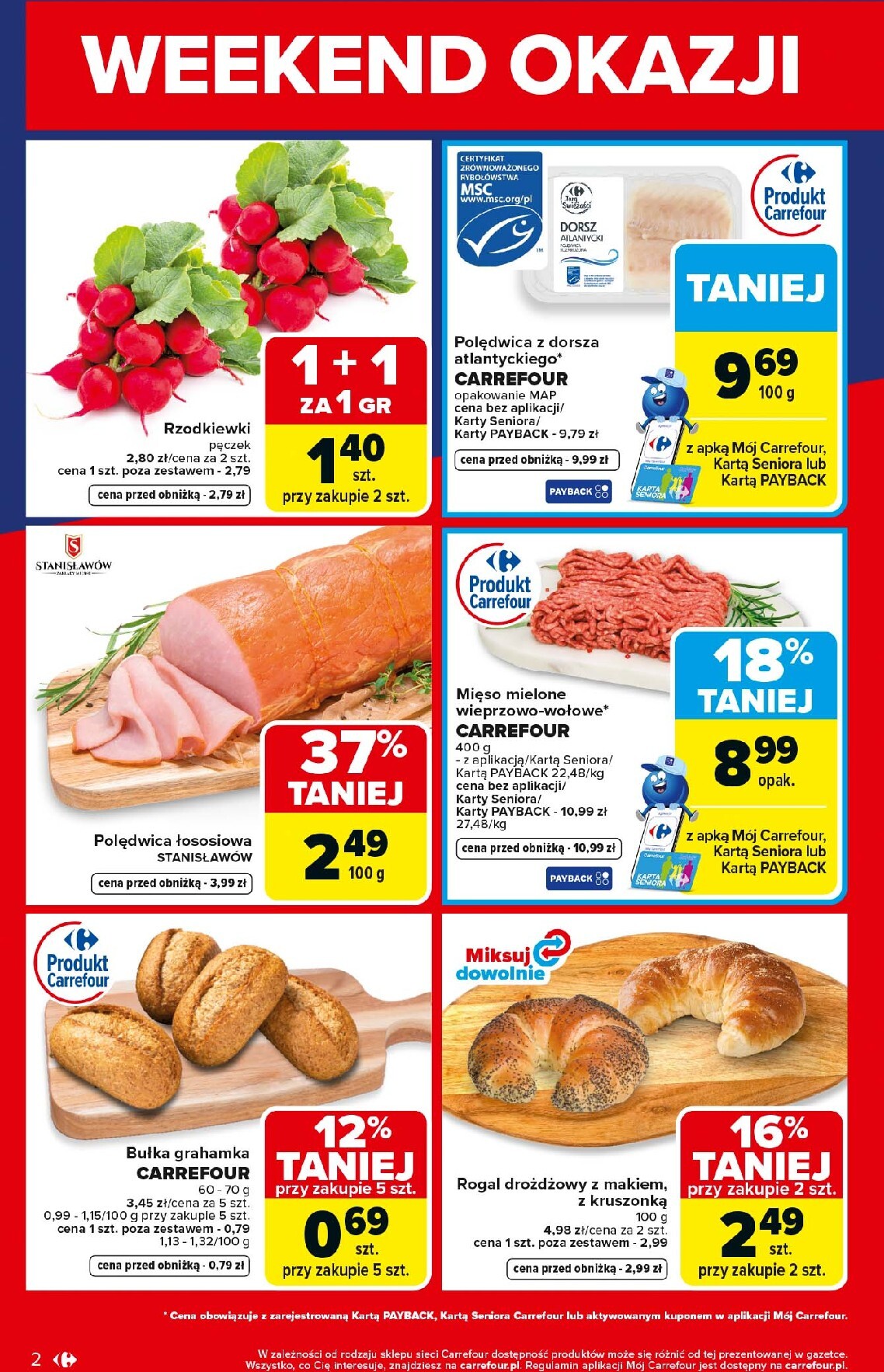 carrefour - Nowa gazetka Carrefour - Weekend promek już od czwartku ważna od 23.04.2026 do 26.04.2026 - page: 2