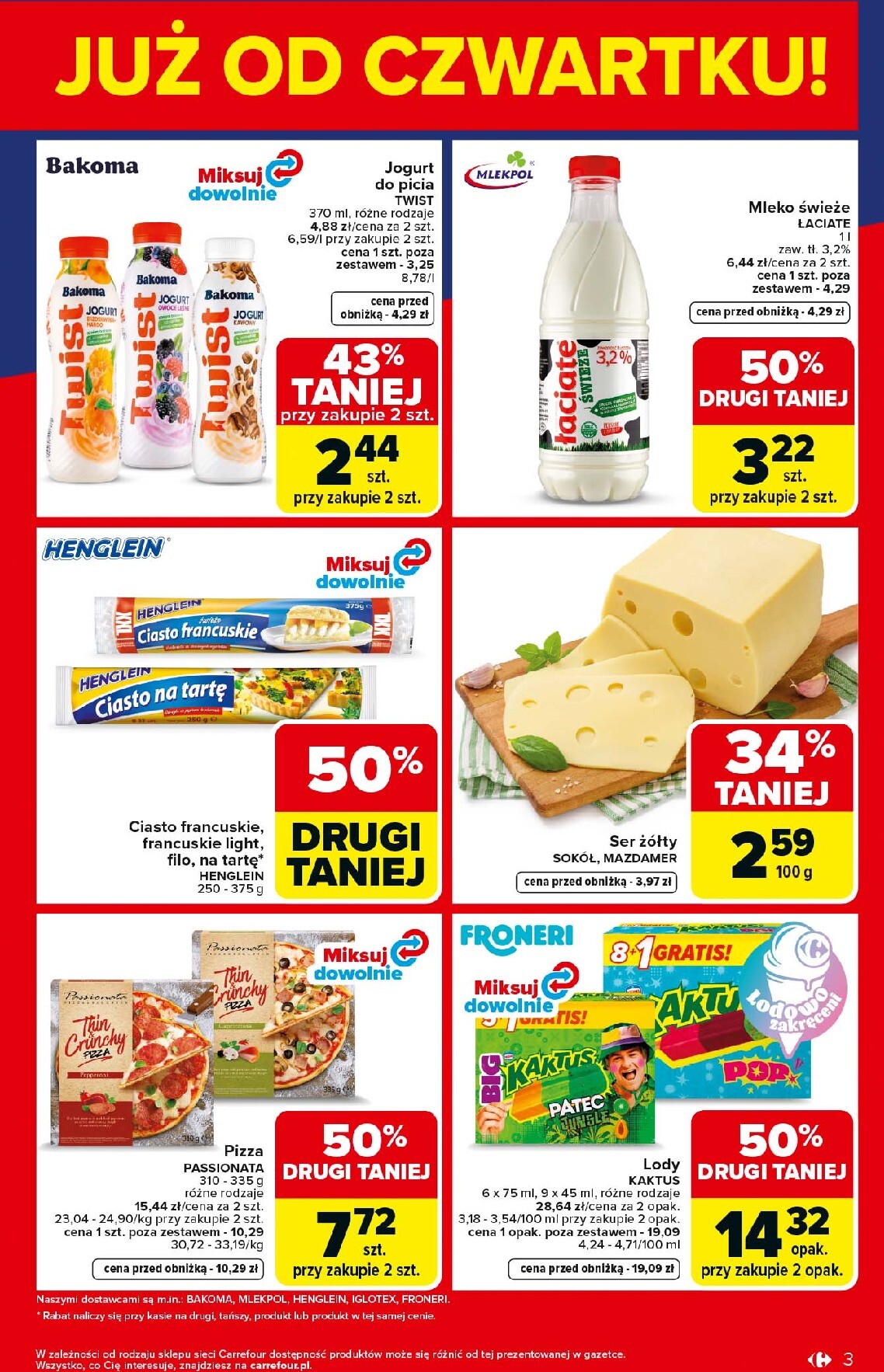 carrefour - Nowa gazetka Carrefour - Weekend promek już od czwartku ważna od 23.04.2026 do 26.04.2026 - page: 3