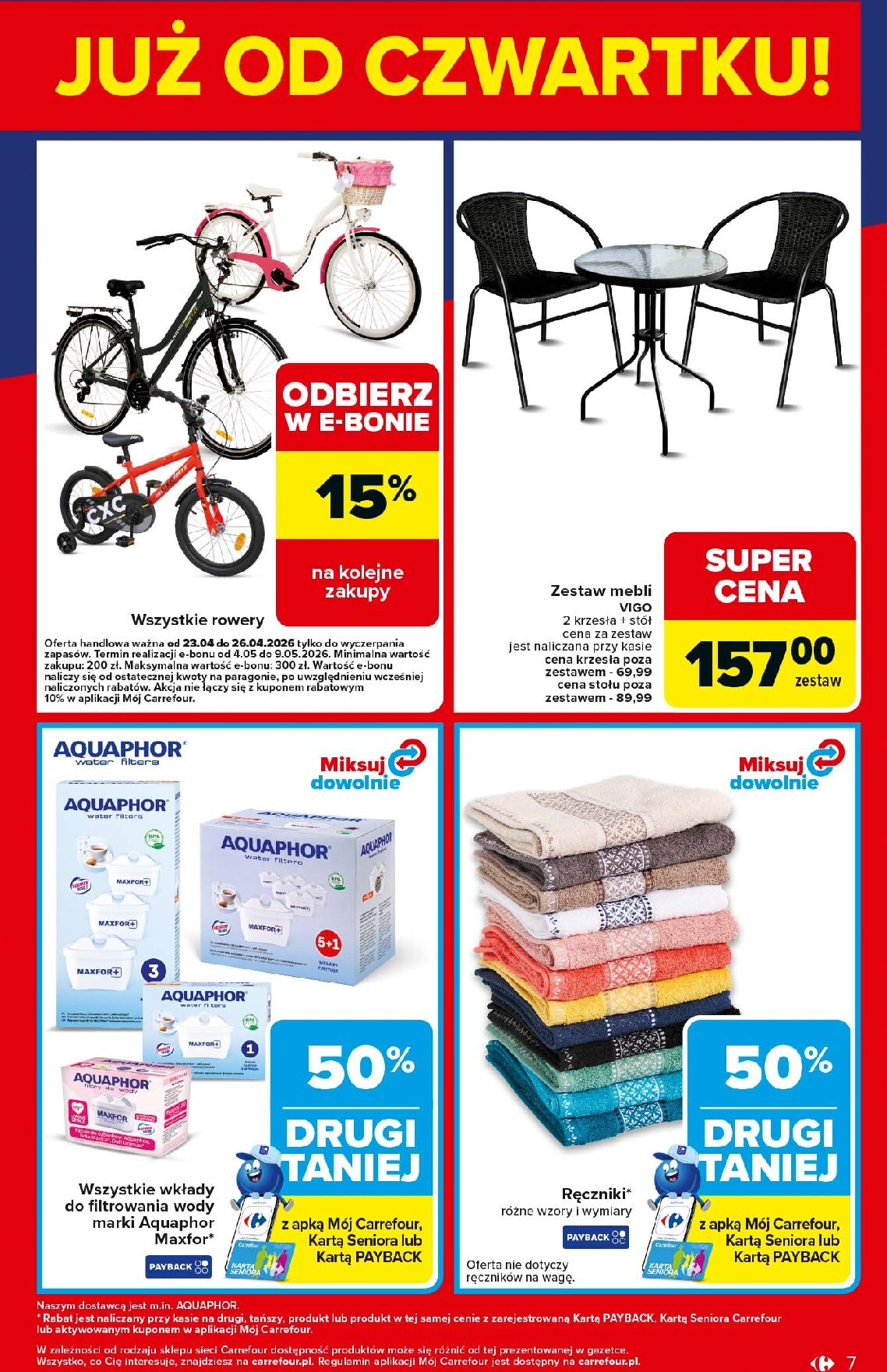 carrefour - Nowa gazetka Carrefour - Weekend promek już od czwartku ważna od 23.04.2026 do 26.04.2026 - page: 7