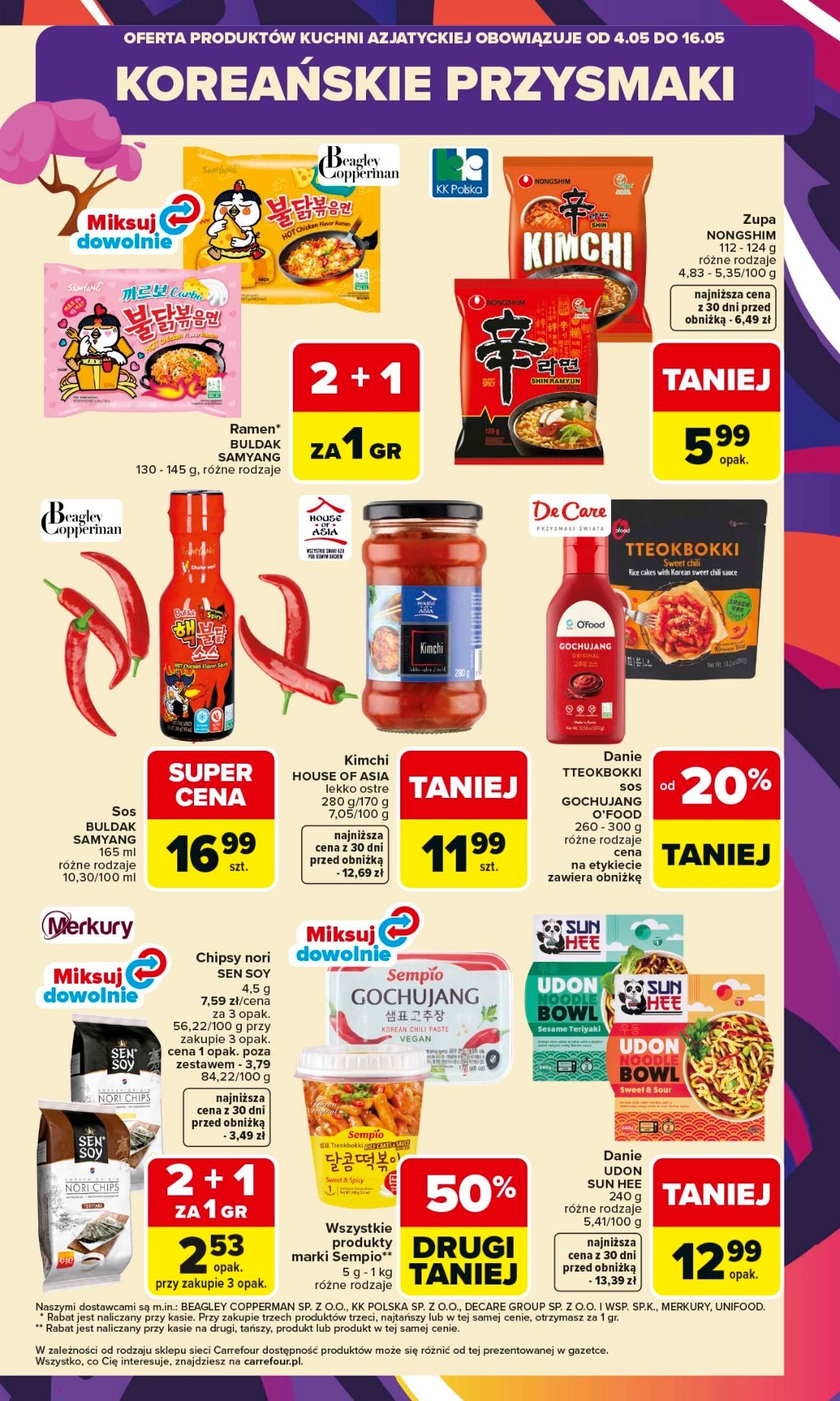 carrefour - Nowa gazetka Carrefour - Kuchnia azjatycka ważna od 04.05.2026 do 16.05.2026 - page: 7