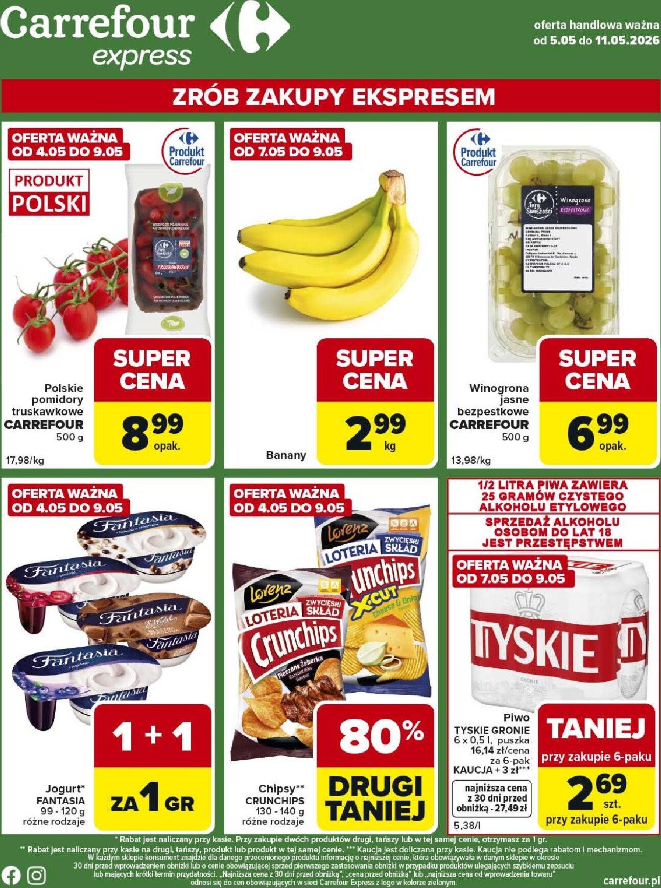 carrefour - Nowa gazetka Carrefour - Express 1 ważna od 05.05.2026 do 11.05.2026