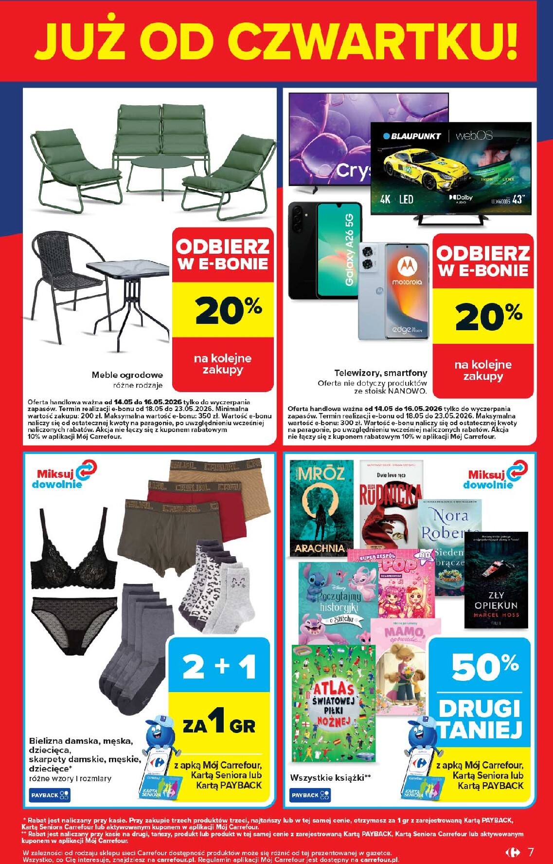 carrefour - Nowa gazetka Carrefour - Weekend promek już od czwartku ważna od 14.05.2026 do 16.05.2026 - page: 7