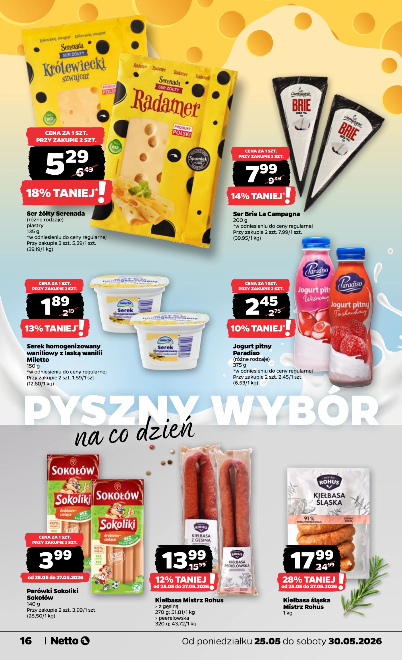 netto - Nowa gazetka Netto - Food ważna od 25.05.2026 do 30.05.2026 - page: 16