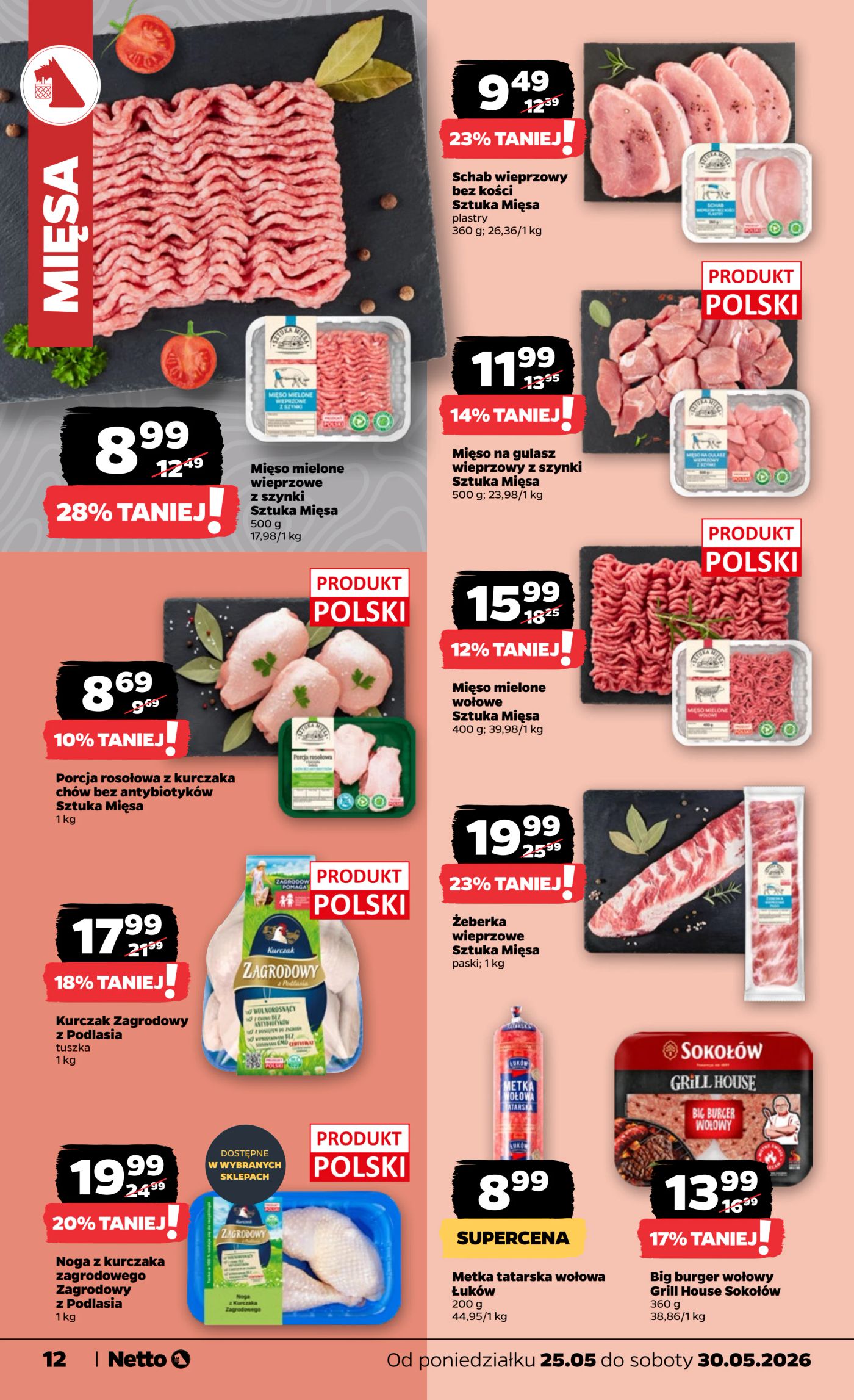 netto - Nowa gazetka Netto - Food ważna od 25.05.2026 do 30.05.2026 - page: 12