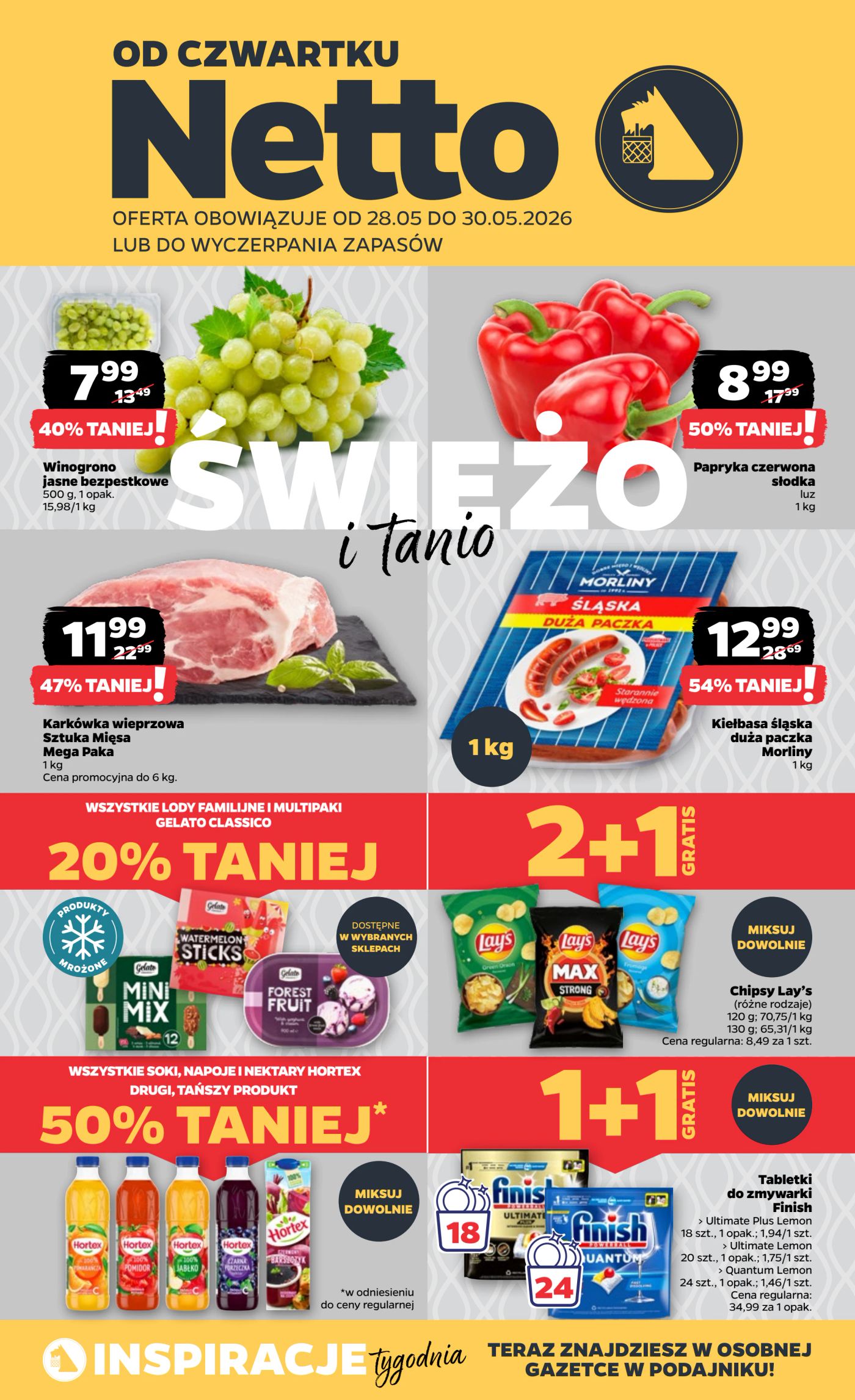netto - Nowa gazetka Netto - Food ważna od 28.05.2026 do 30.05.2026