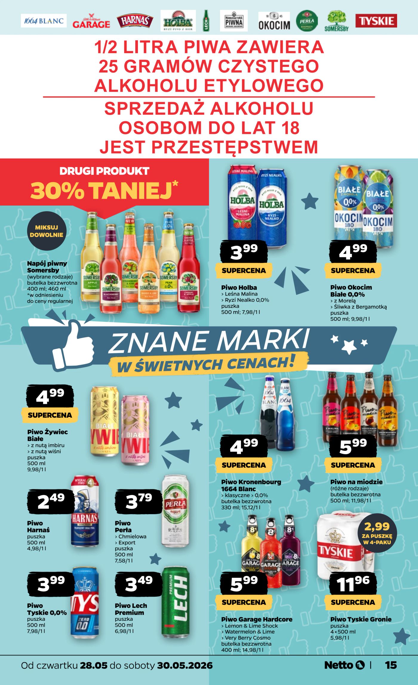 netto - Nowa gazetka Netto - Food ważna od 28.05.2026 do 30.05.2026 - page: 15