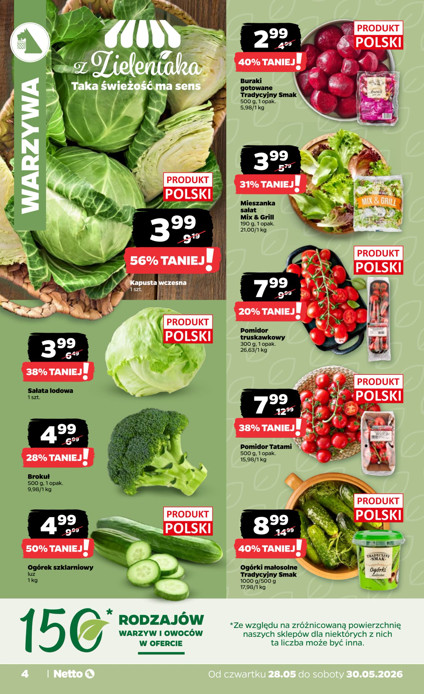 netto - Nowa gazetka Netto - Food ważna od 28.05.2026 do 30.05.2026 - page: 4
