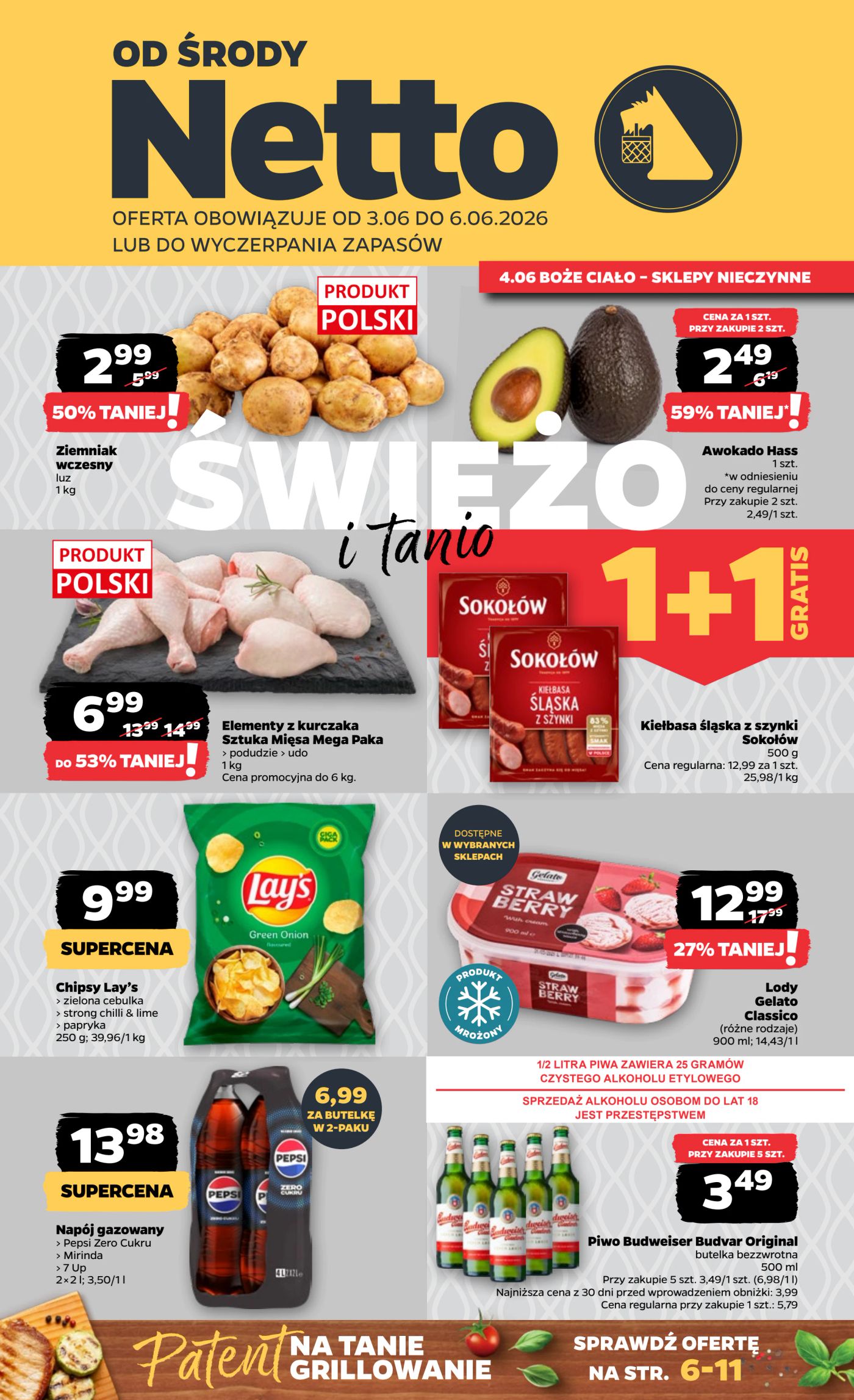 netto - Aktualna gazetka Netto - Food ważna od 03.06.2026 do 06.06.2026