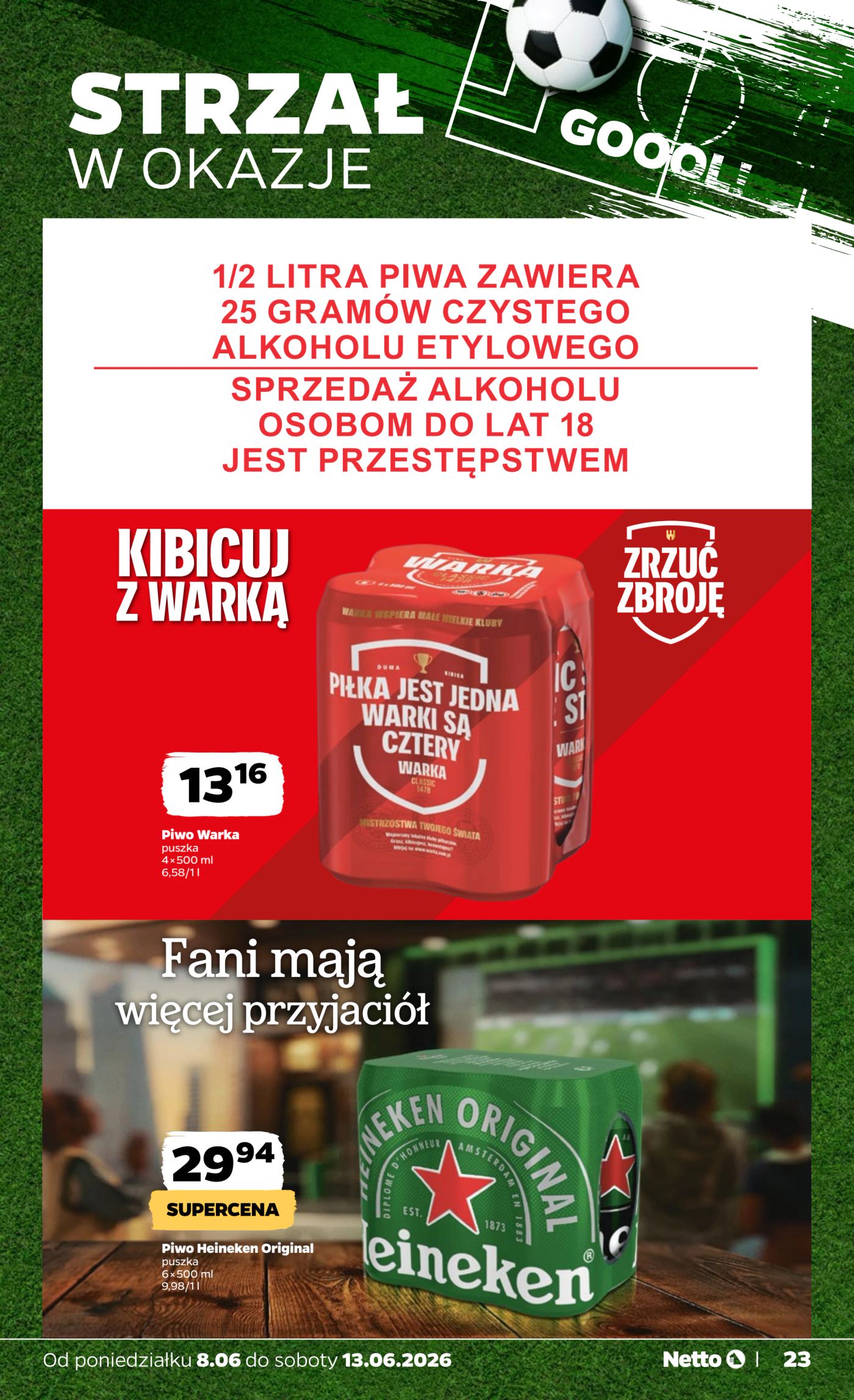 netto - Nowa gazetka Netto - Food ważna od 08.06.2026 do 13.06.2026 - page: 23