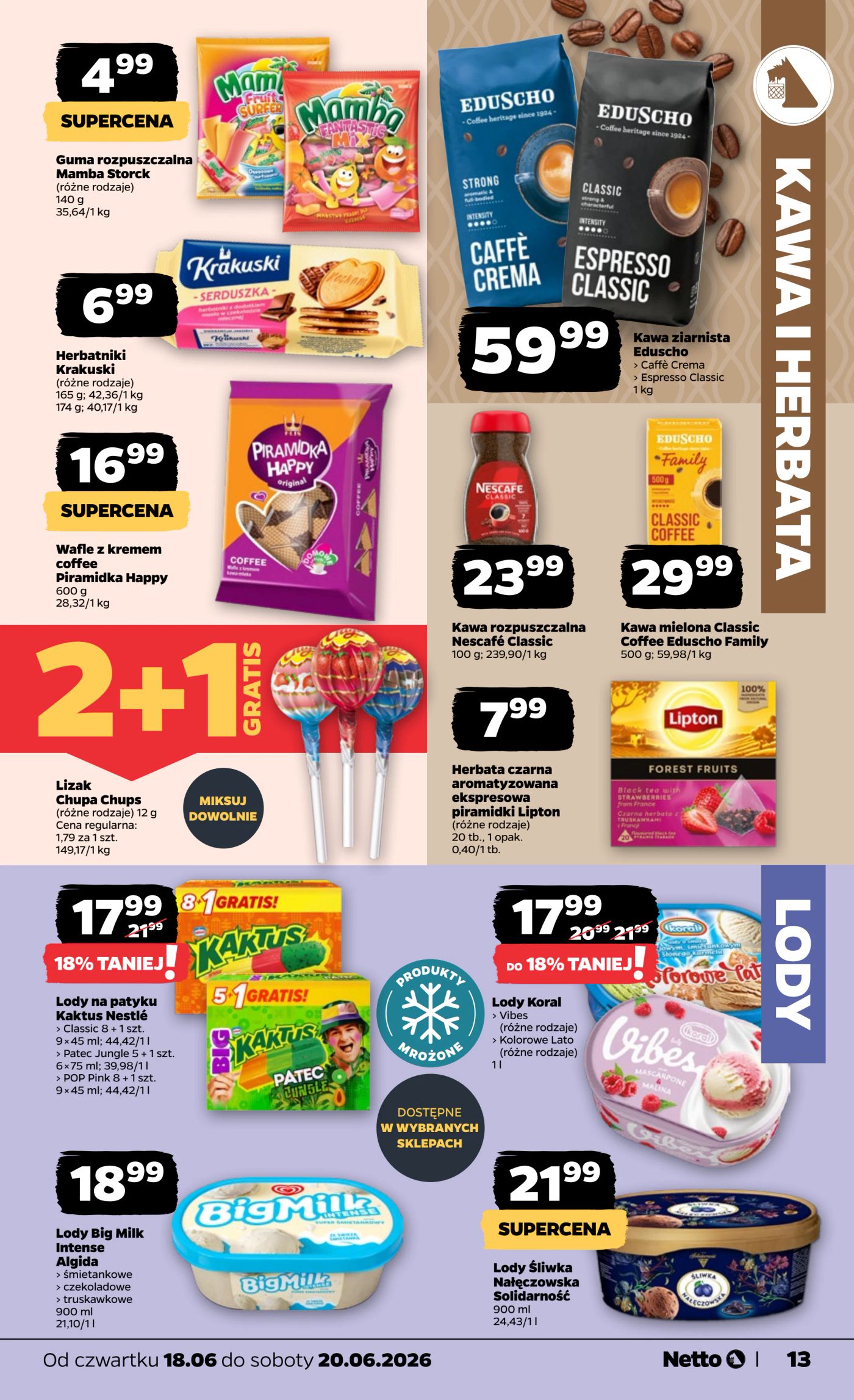 netto - Nowa gazetka Netto - Food ważna od 18.06.2026 do 20.06.2026 - page: 13