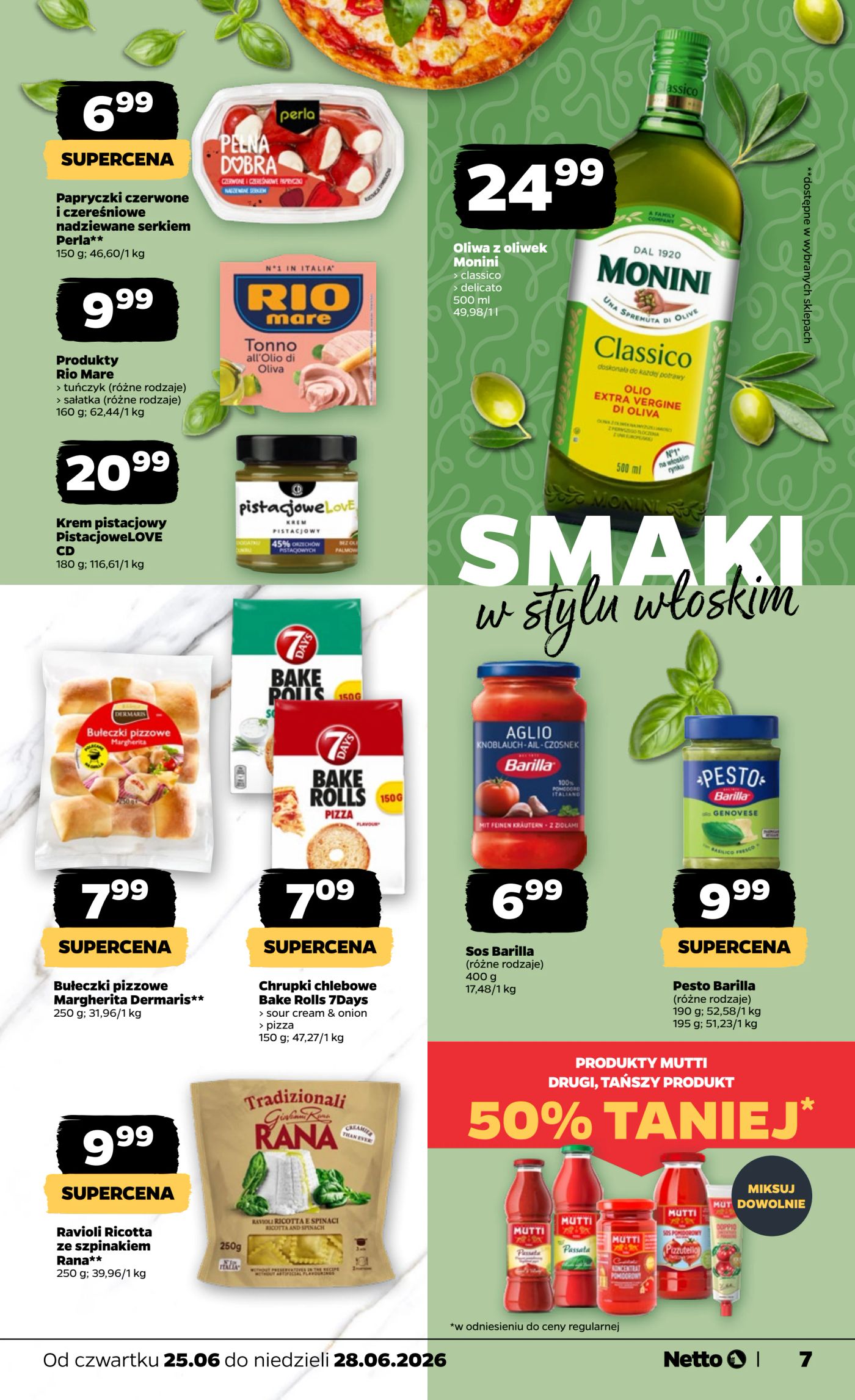 netto - Nowa gazetka Netto - Świeżo i Tanio ważna od 25.06.2026 do 28.06.2026 - page: 7