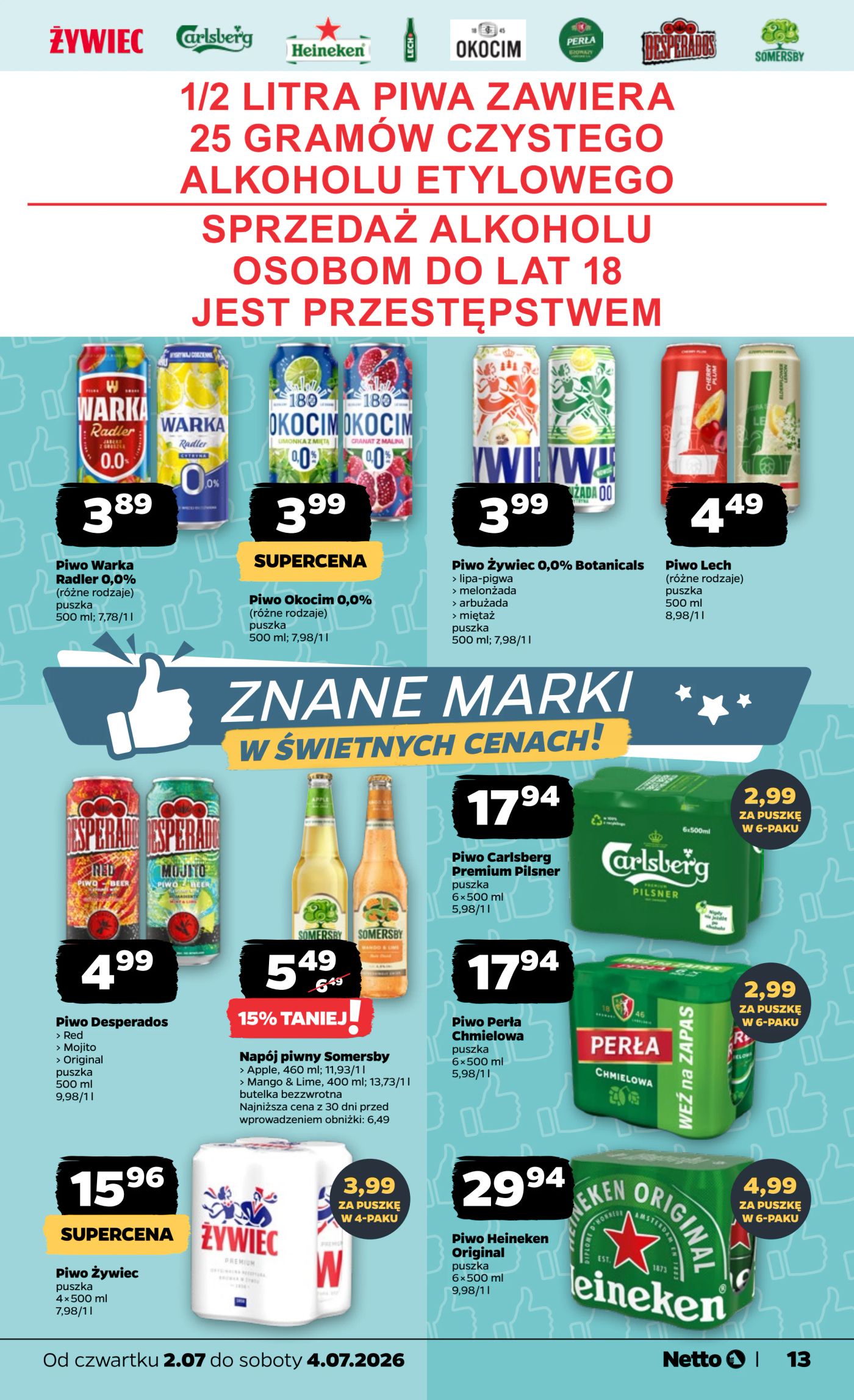 netto - Nowa gazetka Netto ważna od 02.07.2026 do 04.07.2026 - page: 13
