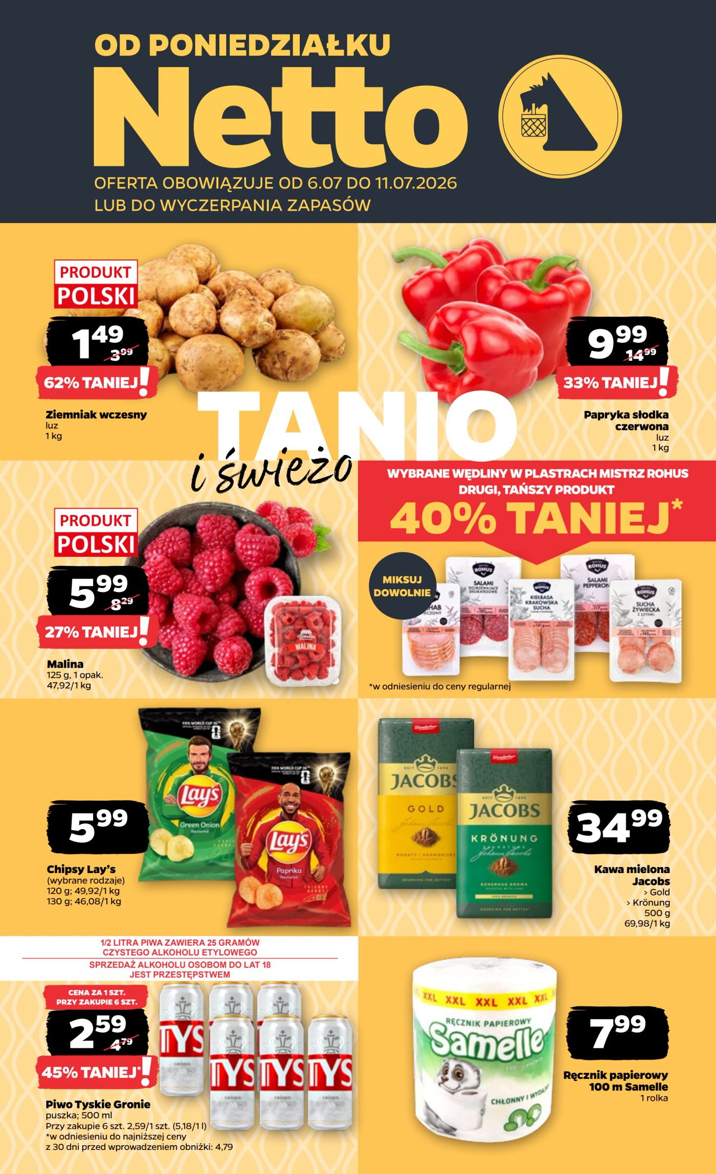 netto - Nowa gazetka Netto ważna od 06.07.2026 do 11.07.2026