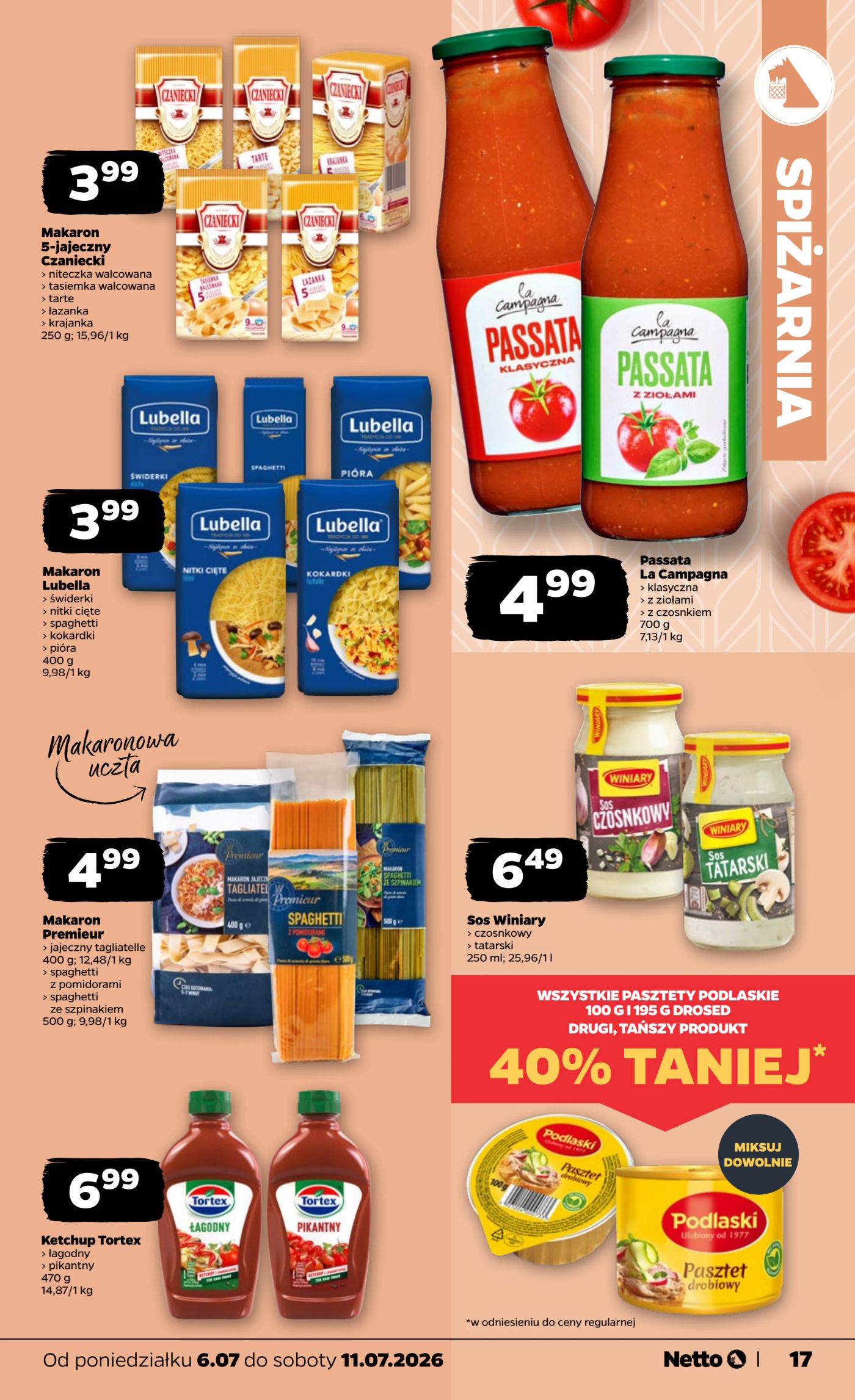 netto - Nowa gazetka Netto ważna od 06.07.2026 do 11.07.2026 - page: 17