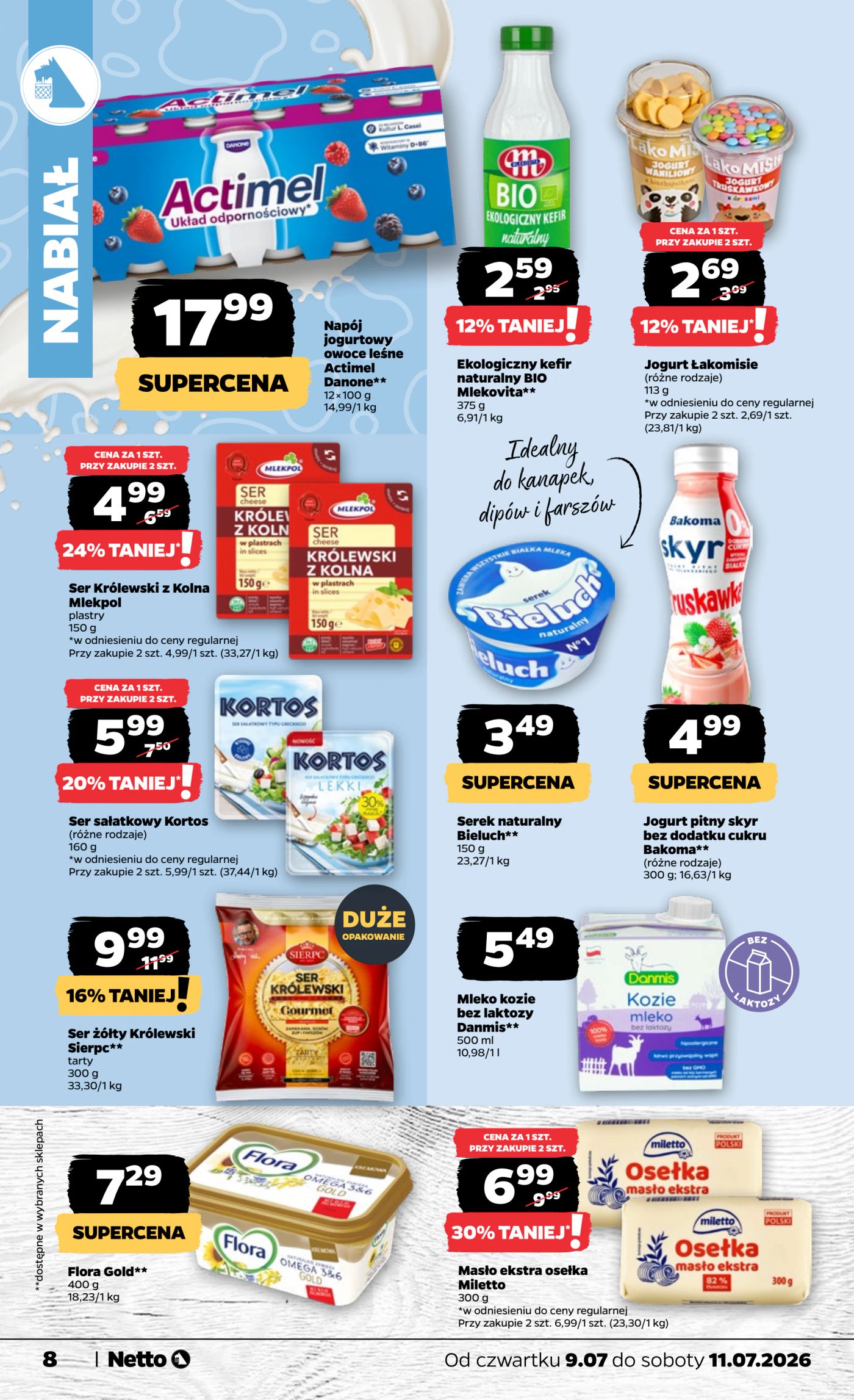 netto - Nowa gazetka Netto ważna od 09.07.2026 do 11.07.2026 - page: 8