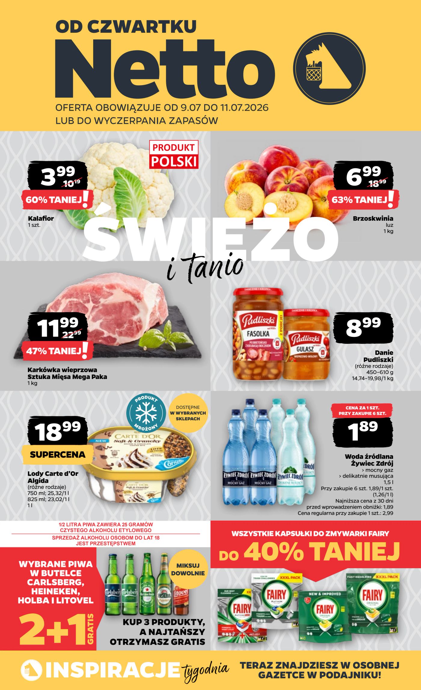 netto - Nowa gazetka Netto ważna od 09.07.2026 do 11.07.2026