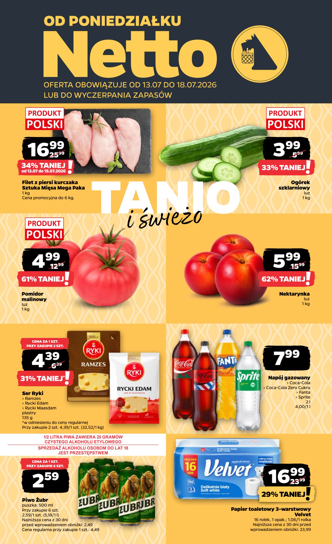 netto - Nowa gazetka Netto ważna od 13.07.2026 do 18.07.2026