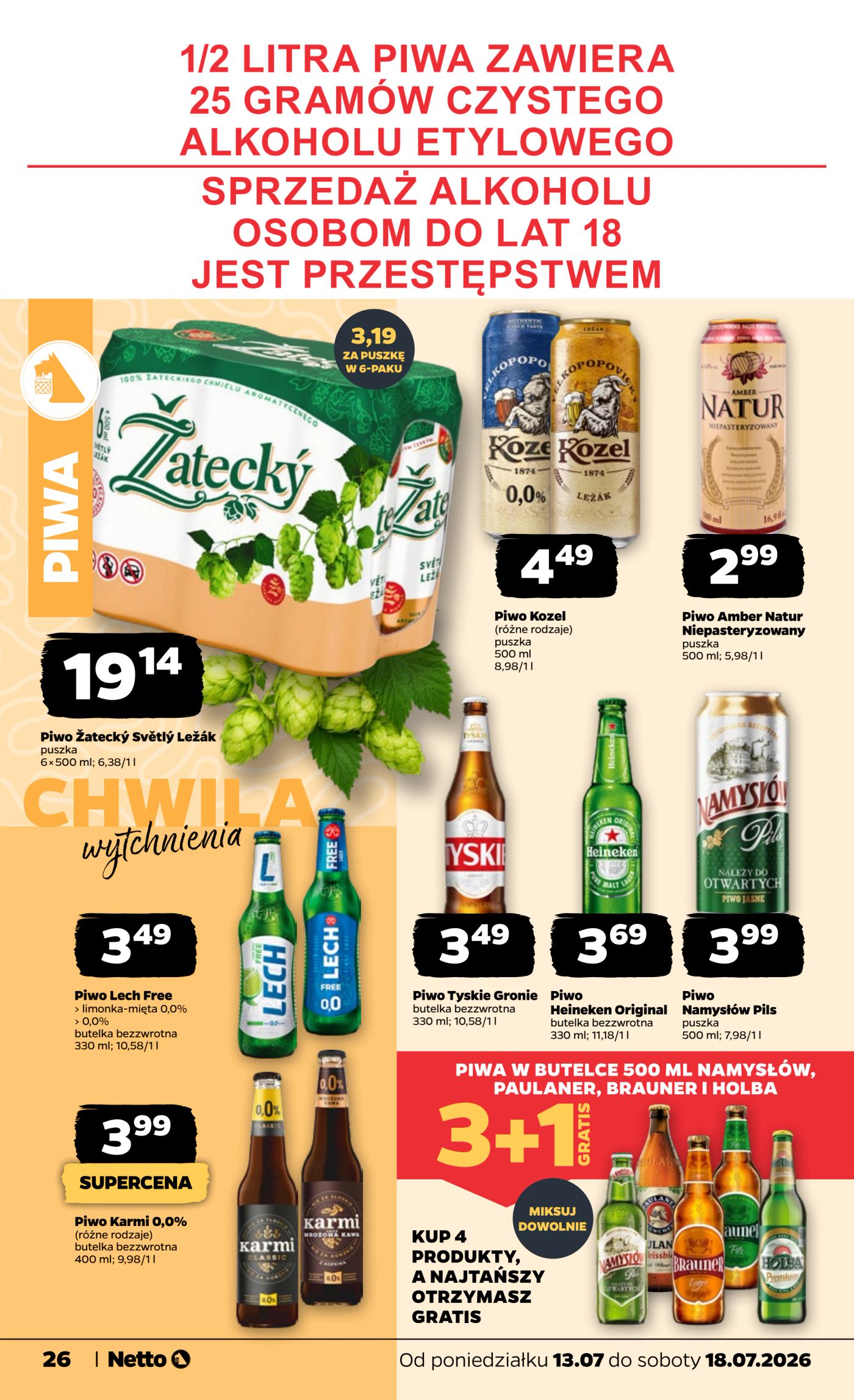 netto - Nowa gazetka Netto ważna od 13.07.2026 do 18.07.2026 - page: 26