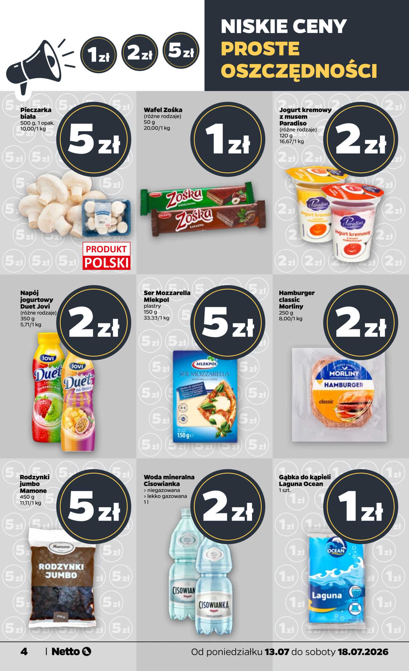 netto - Nowa gazetka Netto ważna od 13.07.2026 do 18.07.2026 - page: 4