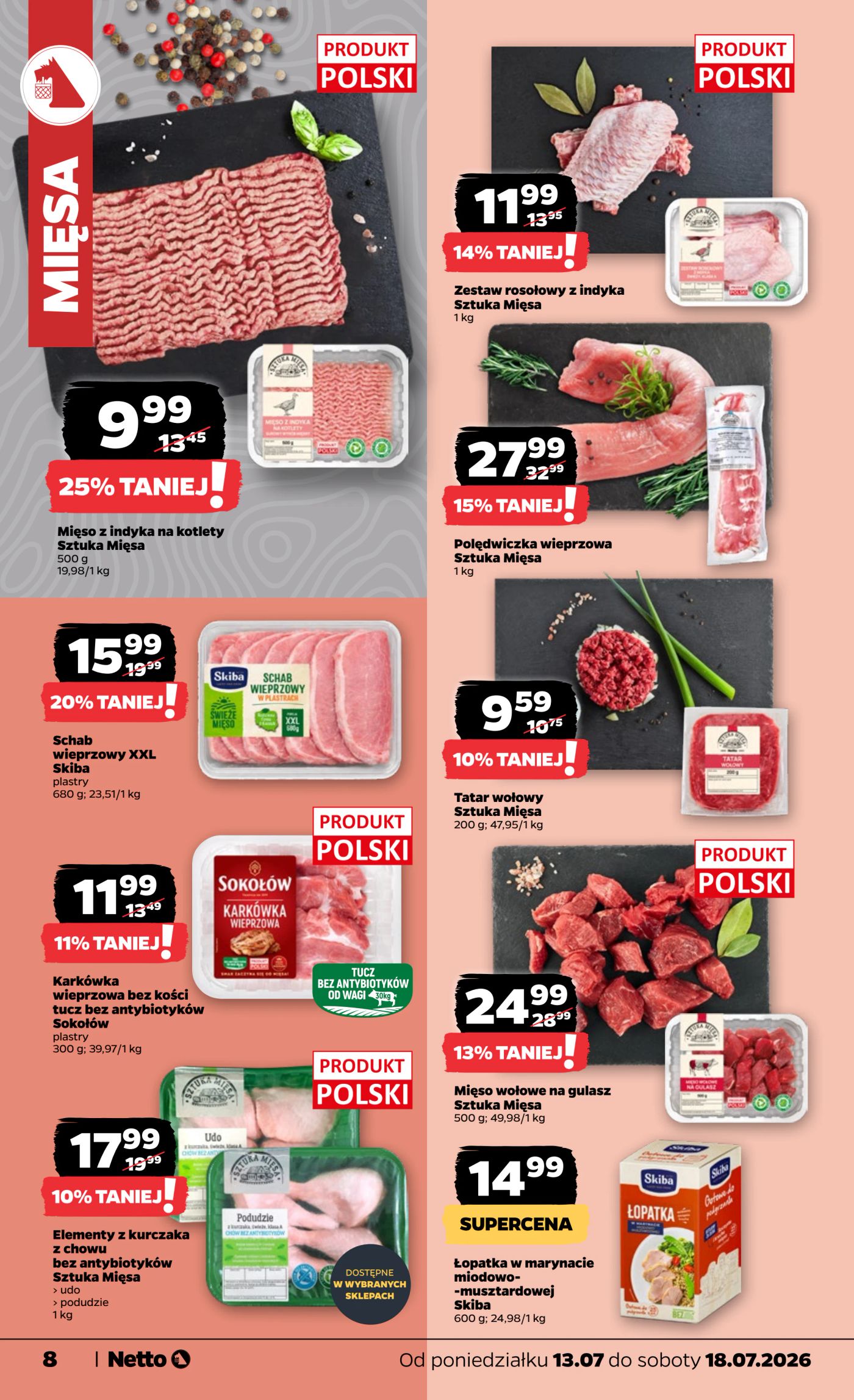 netto - Nowa gazetka Netto ważna od 13.07.2026 do 18.07.2026 - page: 8