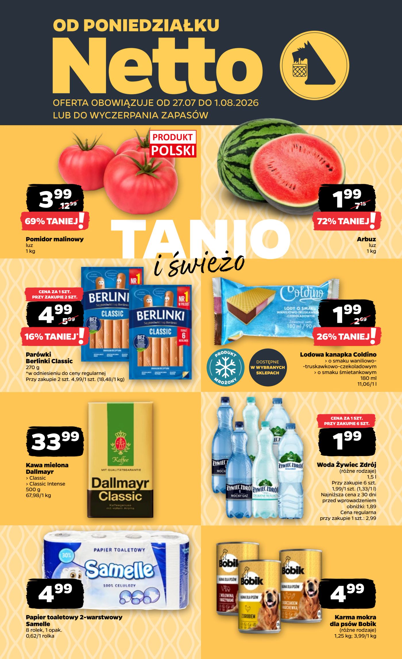 netto - Nowa gazetka Netto ważna od 27.07.2026 do 01.08.2026