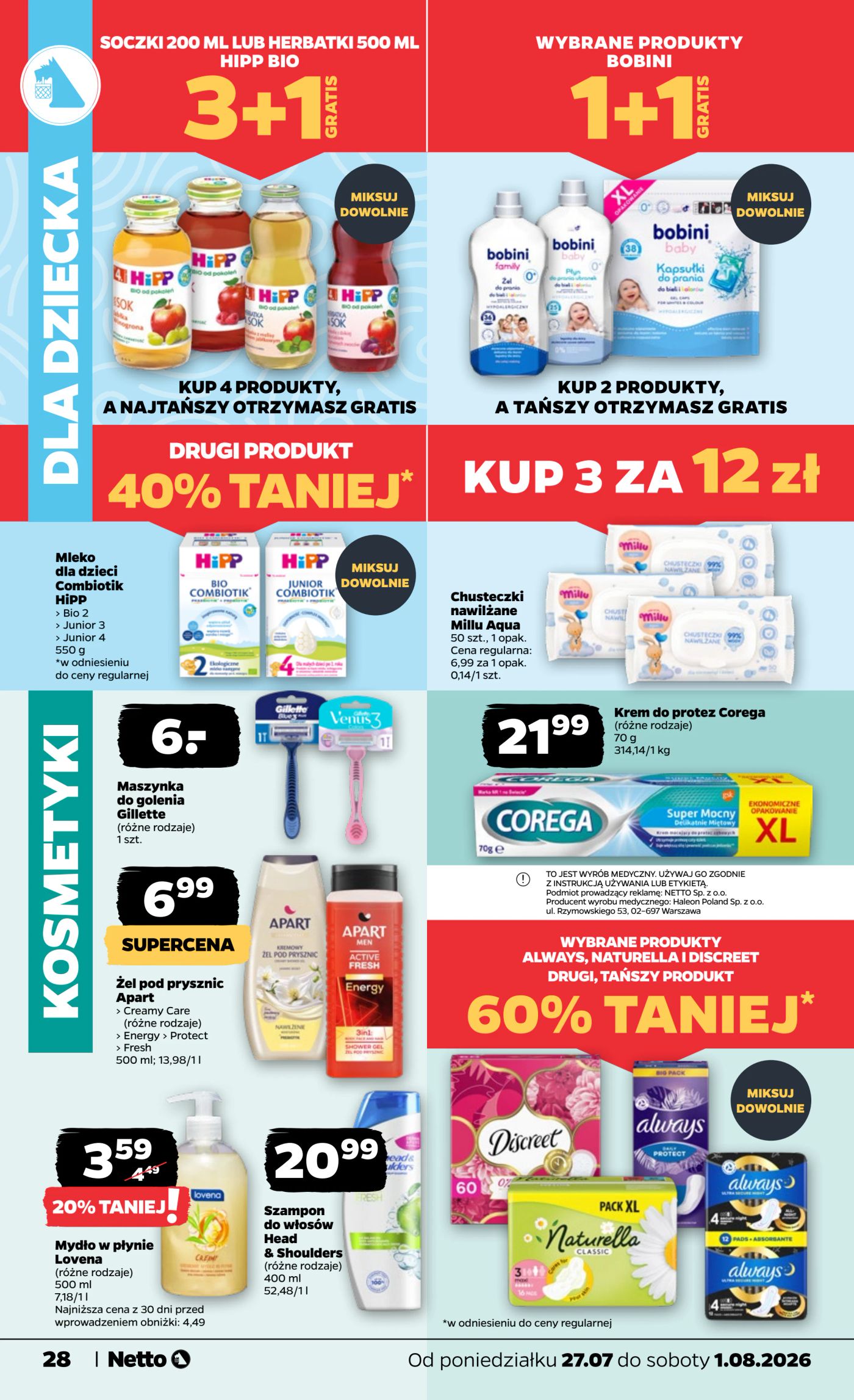 netto - Nowa gazetka Netto ważna od 27.07.2026 do 01.08.2026 - page: 28