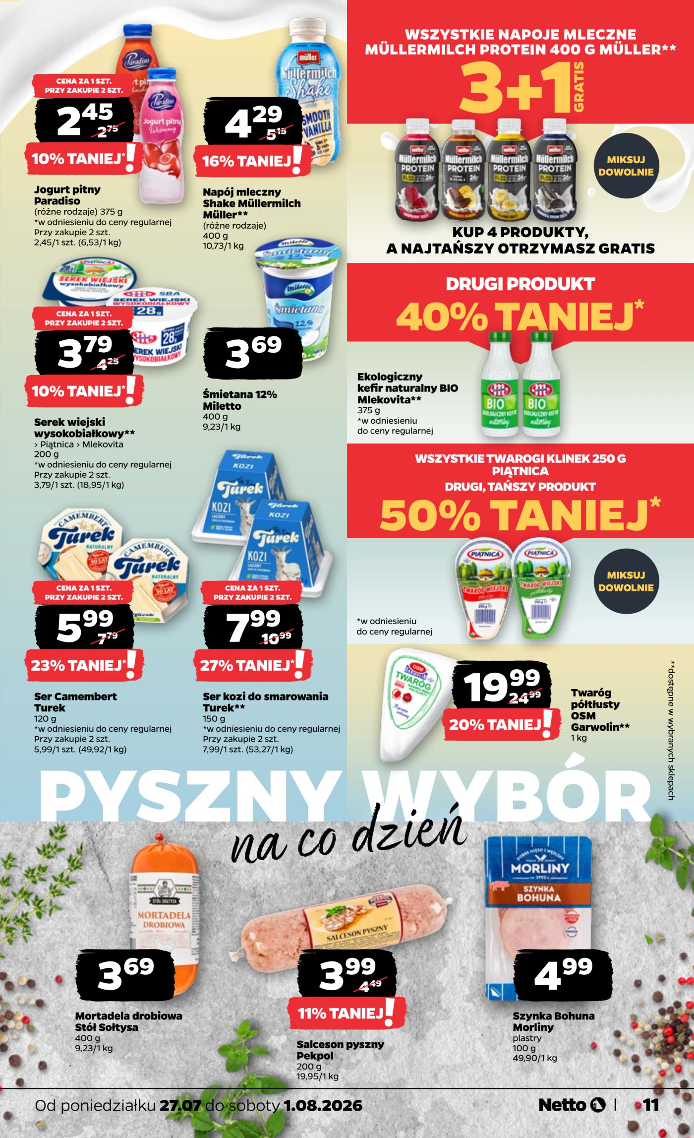 netto - Nowa gazetka Netto ważna od 27.07.2026 do 01.08.2026 - page: 11