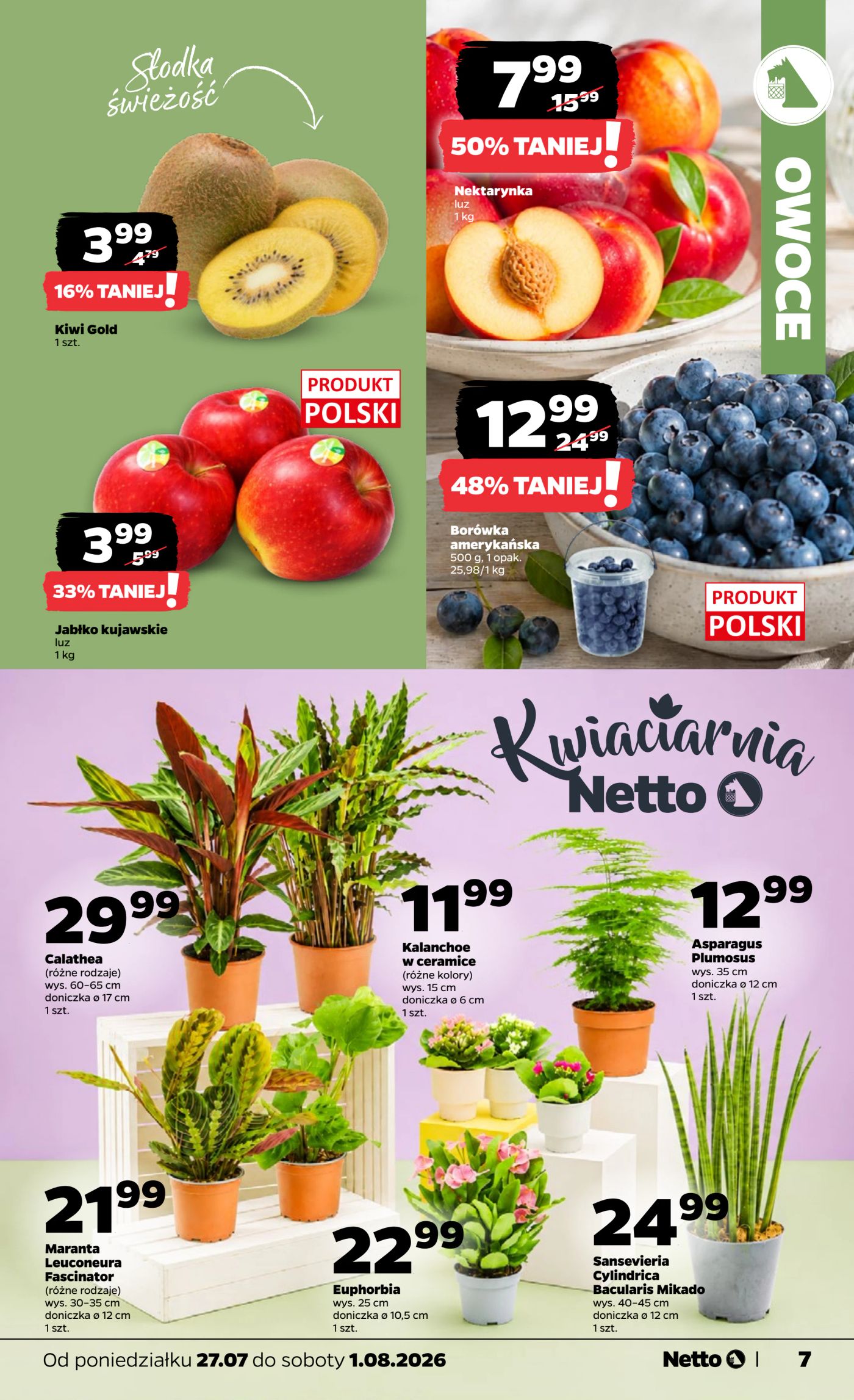 netto - Nowa gazetka Netto ważna od 27.07.2026 do 01.08.2026 - page: 7