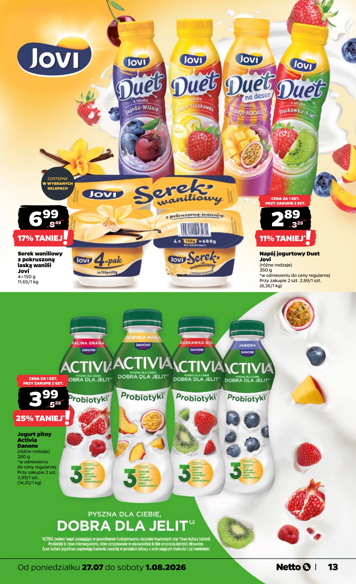 netto - Nowa gazetka Netto ważna od 27.07.2026 do 01.08.2026 - page: 13