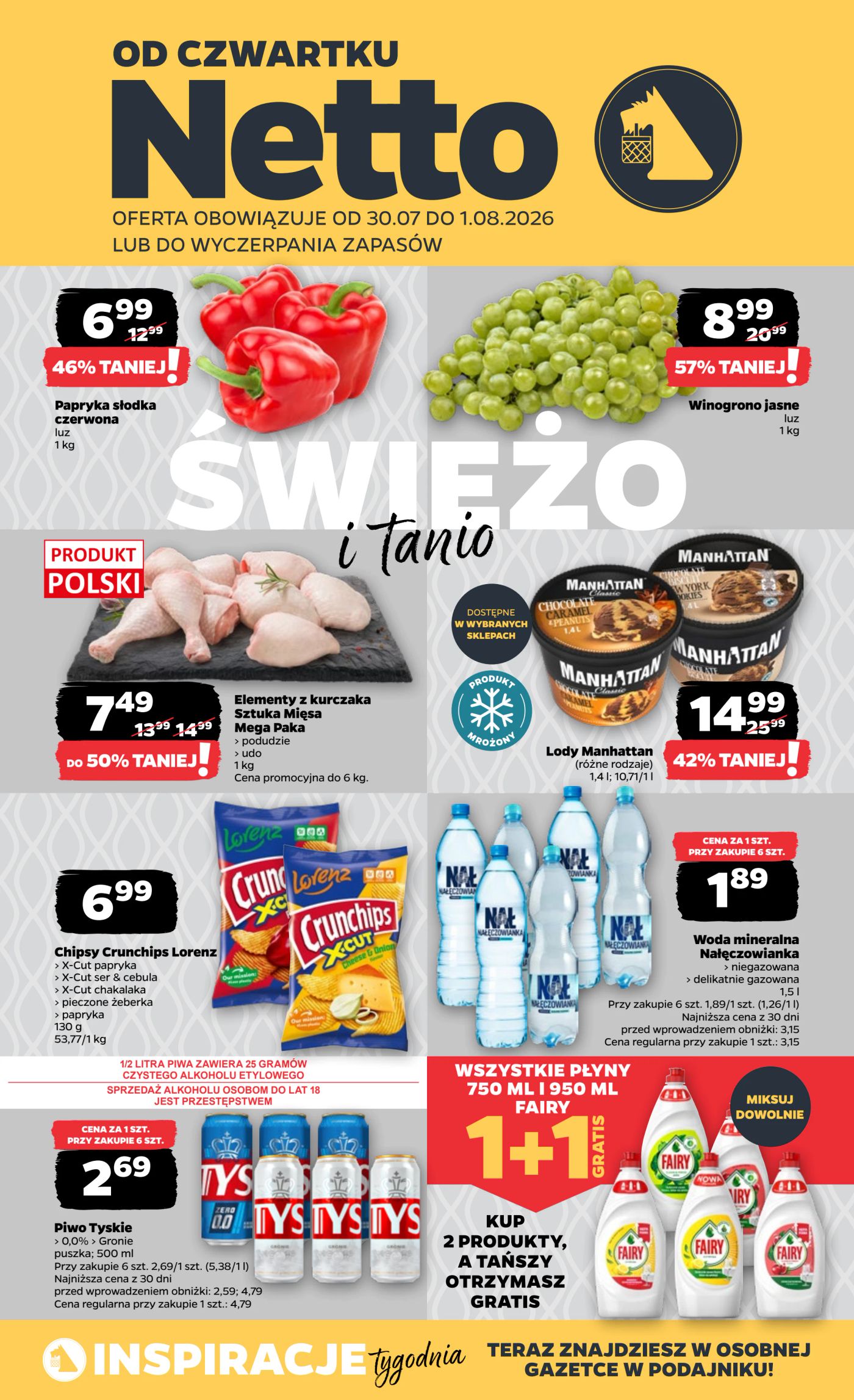 netto - Nowa gazetka Netto ważna od 30.07.2026 do 01.08.2026 - page: 1