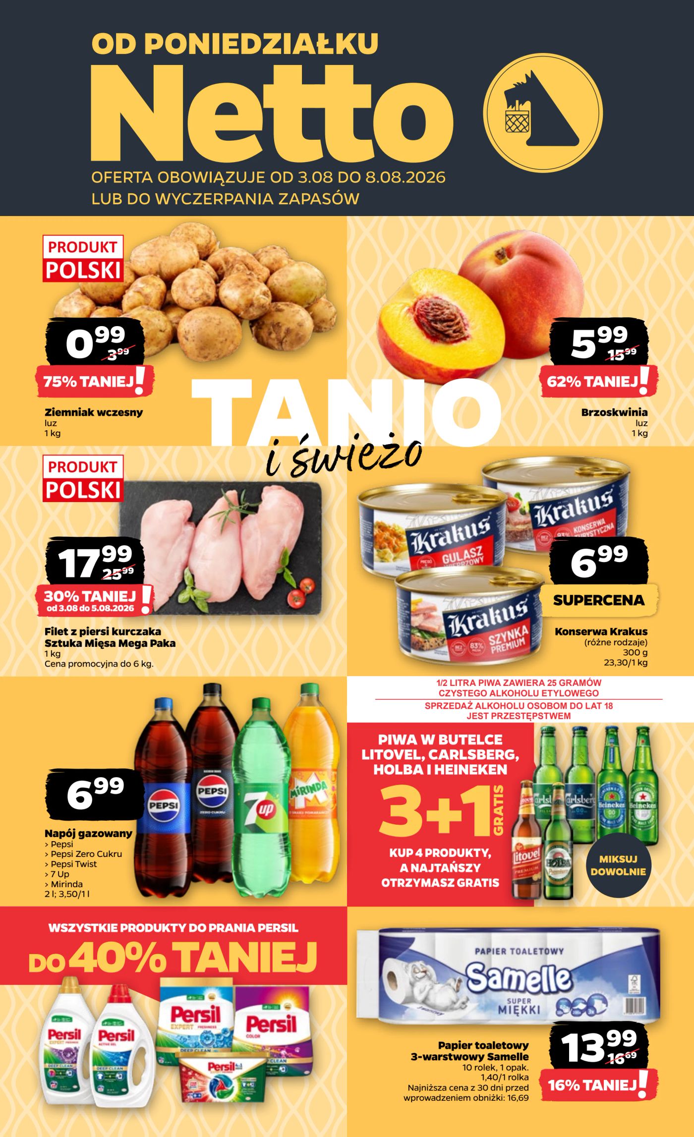 netto - Nowa gazetka Netto ważna od 03.08.2026 do 08.08.2026 - page: 1