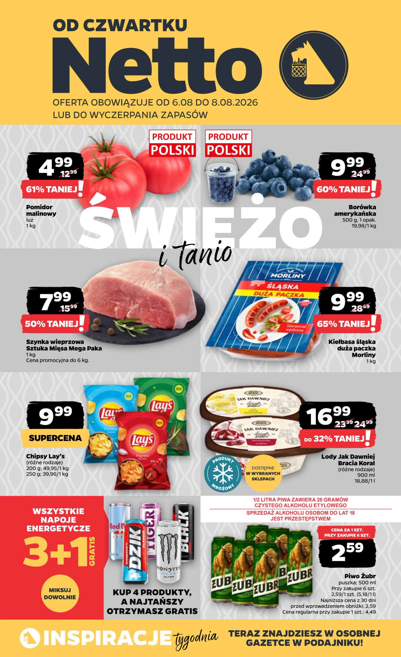netto - Nowa gazetka Netto ważna od 06.08.2026 do 08.08.2026