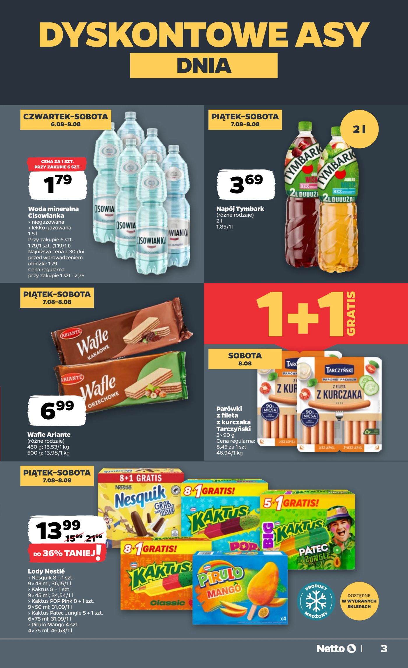 netto - Nowa gazetka Netto ważna od 06.08.2026 do 08.08.2026 - page: 3