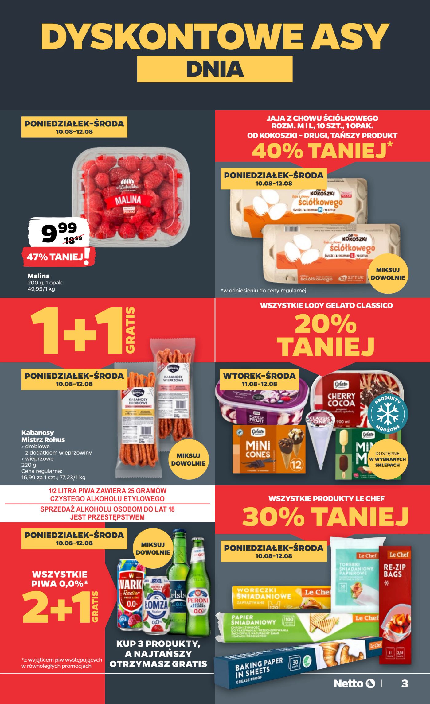 netto - Nowa gazetka Netto ważna od 10.08.2026 do 14.08.2026 - page: 3