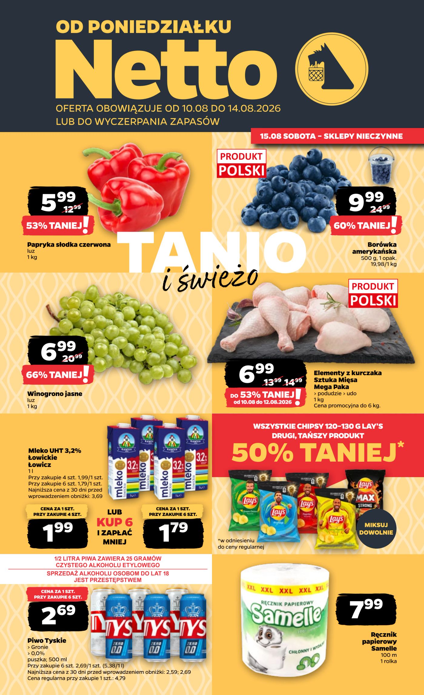 netto - Nowa gazetka Netto ważna od 10.08.2026 do 14.08.2026