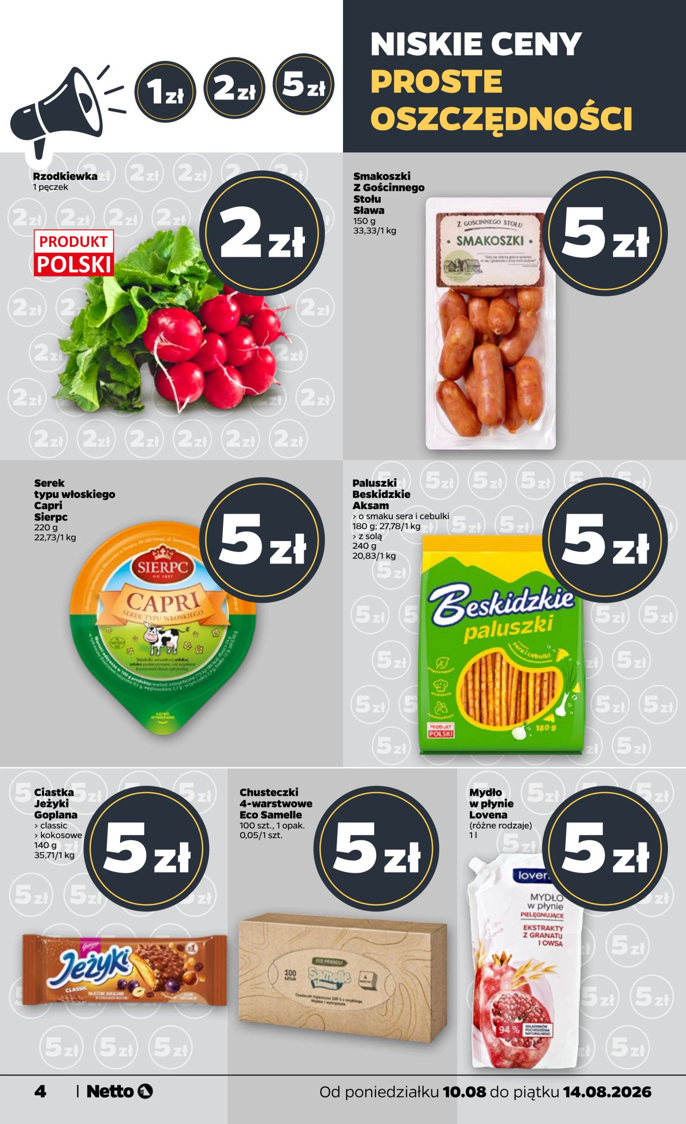 netto - Nowa gazetka Netto ważna od 10.08.2026 do 14.08.2026 - page: 4
