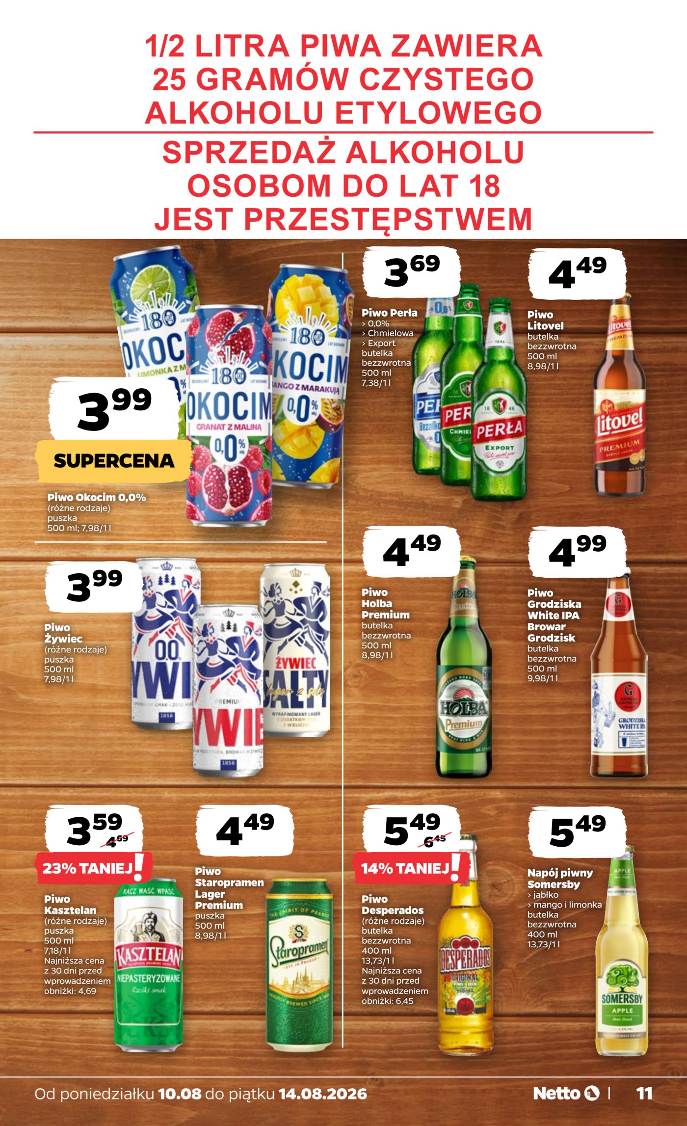 netto - Nowa gazetka Netto ważna od 10.08.2026 do 14.08.2026 - page: 11