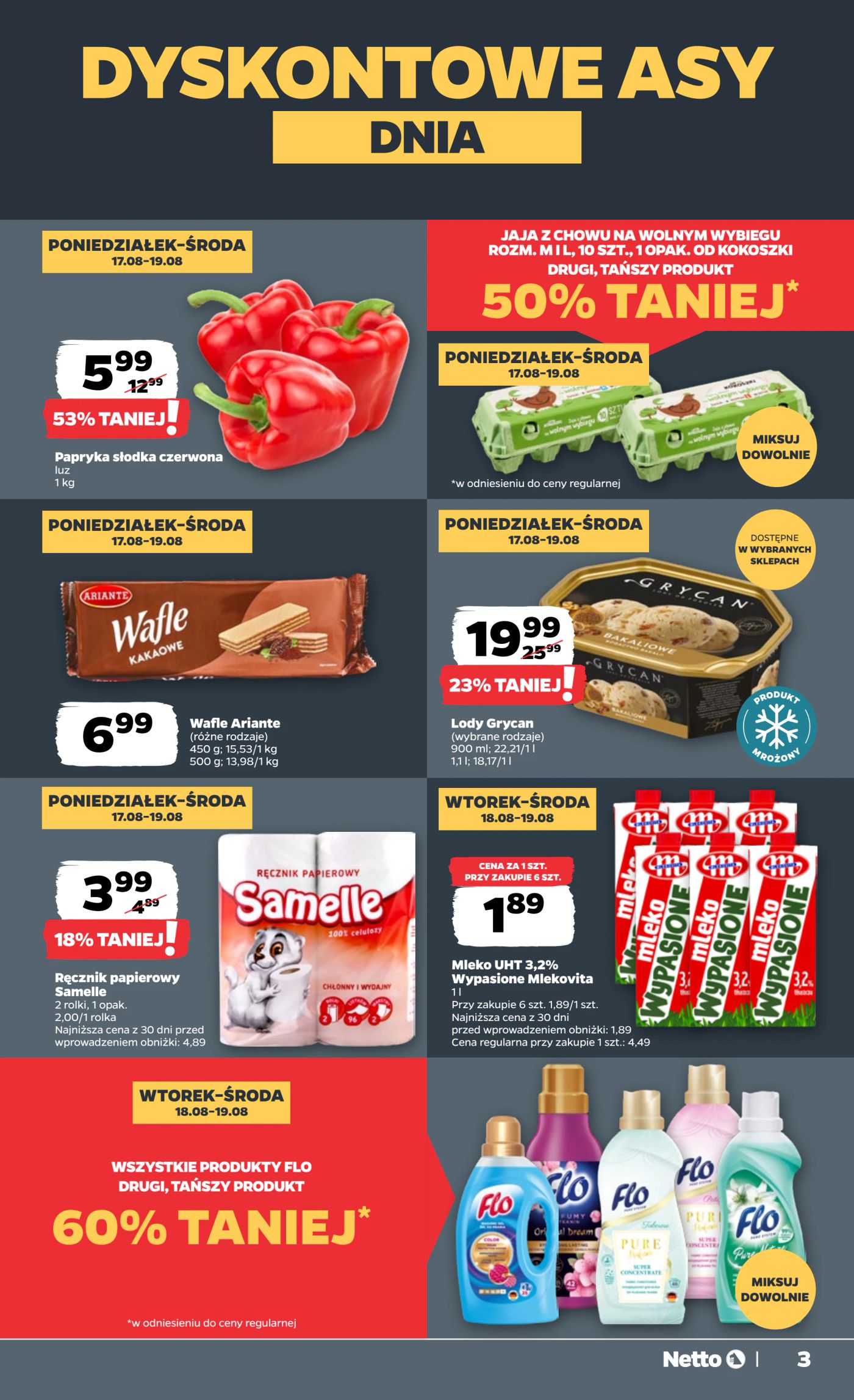 netto - Nowa gazetka Netto - Food ważna od 17.08.2026 do 22.08.2026 - page: 3