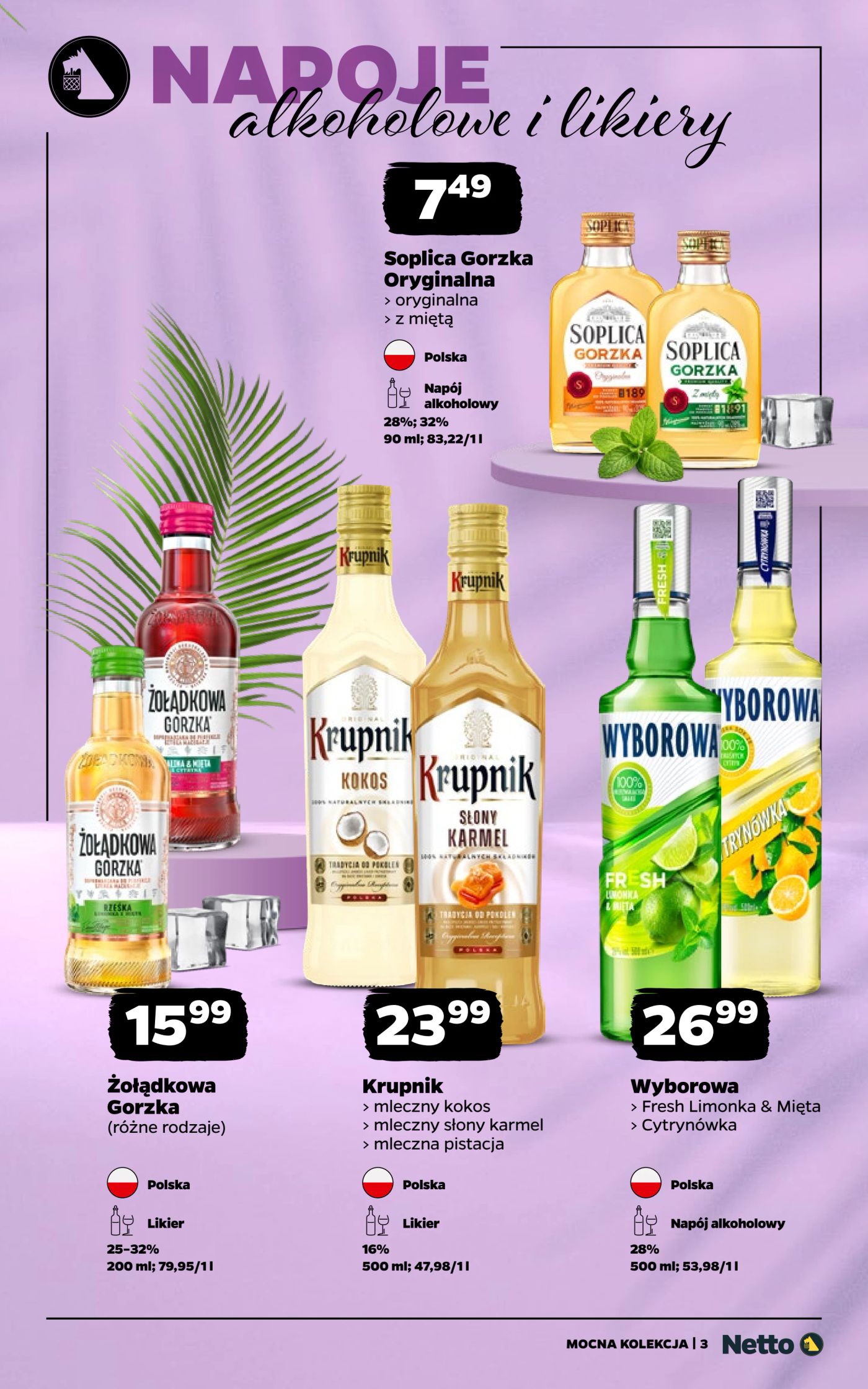 netto - Aktualna gazetka Netto - Mocne alkohole ważna od 17.08.2026 do 30.08.2026 - page: 3