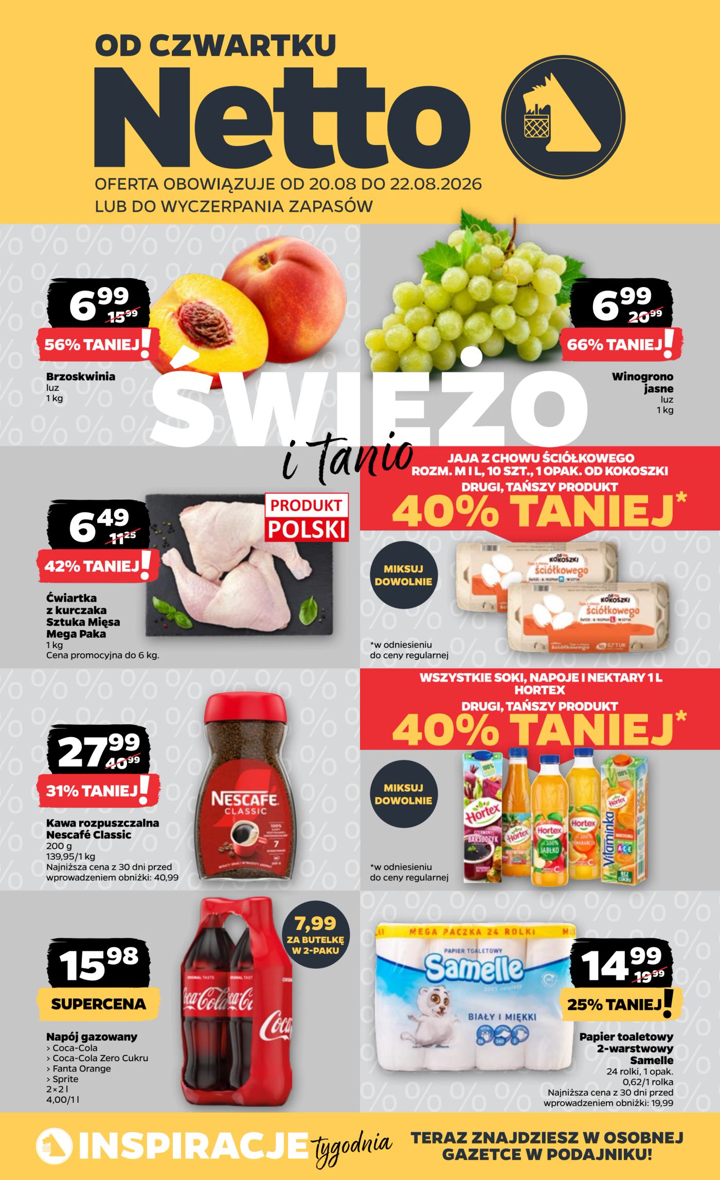 netto - Nowa gazetka Netto ważna od 20.08.2026 do 22.08.2026