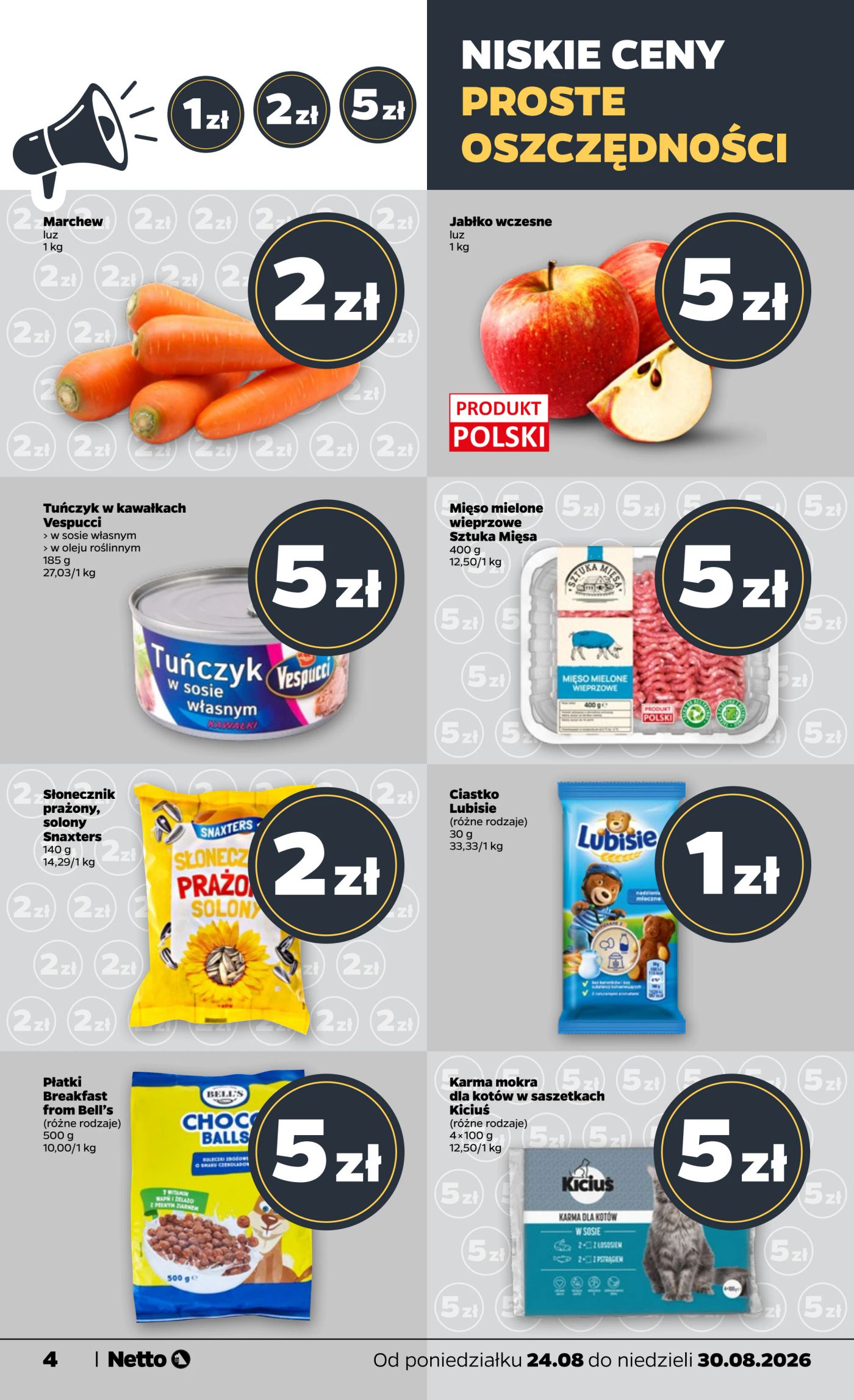 netto - Nowa gazetka Netto ważna od 24.08.2026 do 30.08.2026 - page: 4