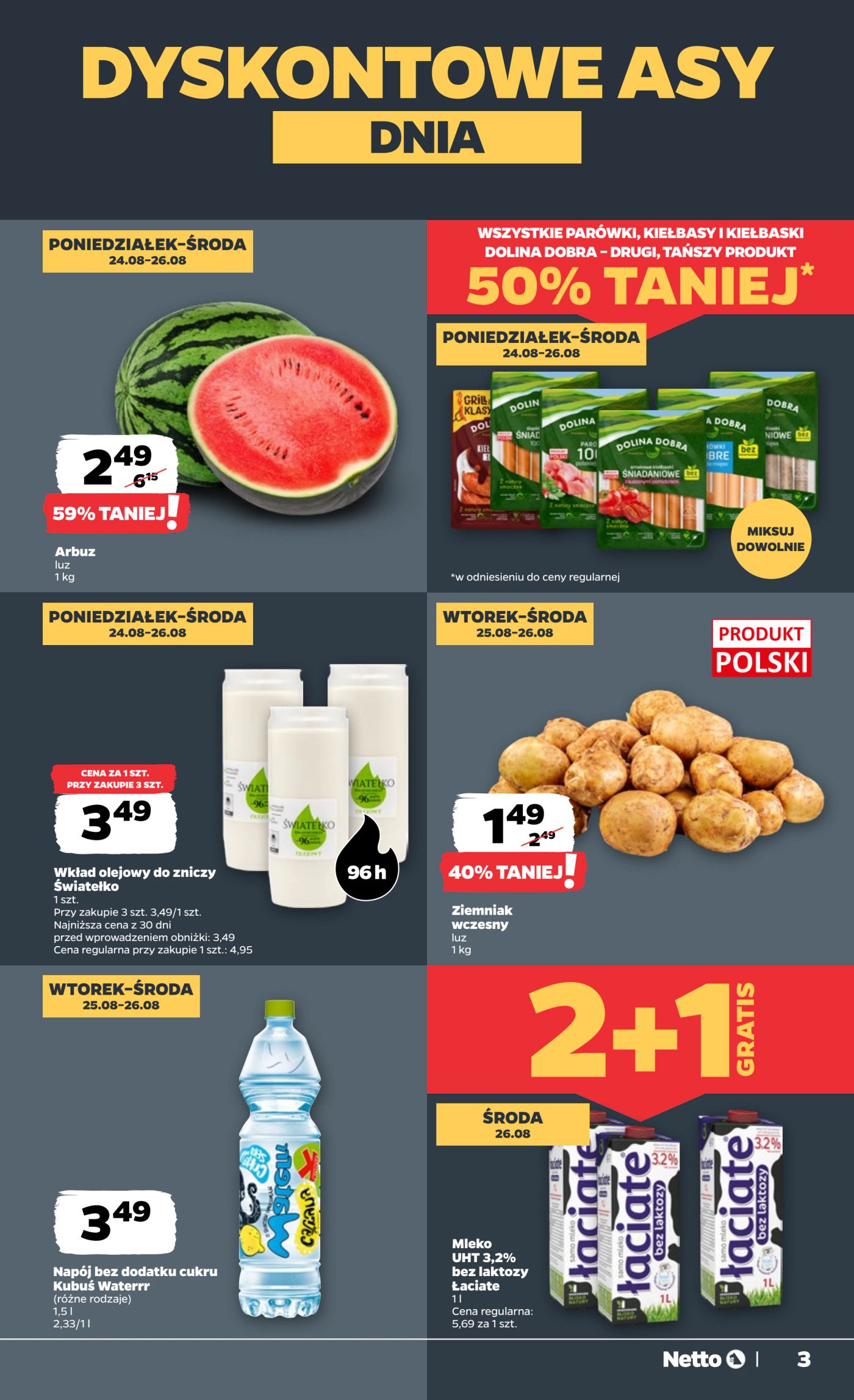 netto - Nowa gazetka Netto ważna od 24.08.2026 do 30.08.2026 - page: 3