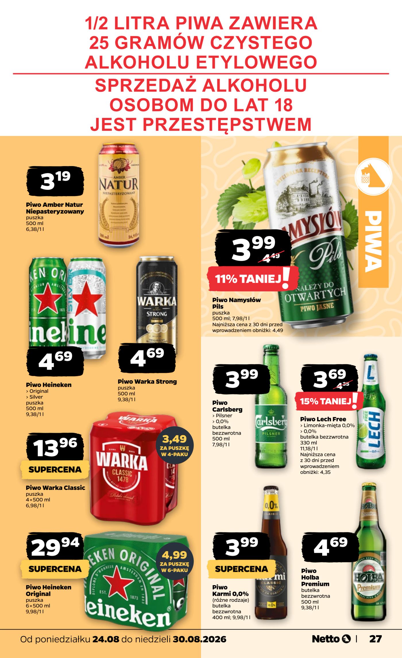 netto - Nowa gazetka Netto ważna od 24.08.2026 do 30.08.2026 - page: 27
